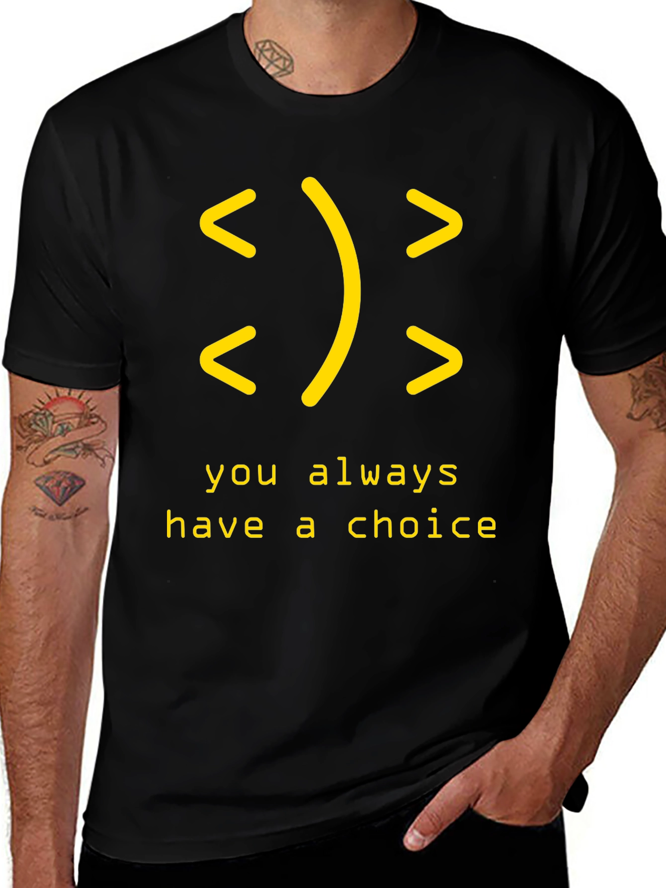 Choice T-Shirt: Programmer Humor Black Tee