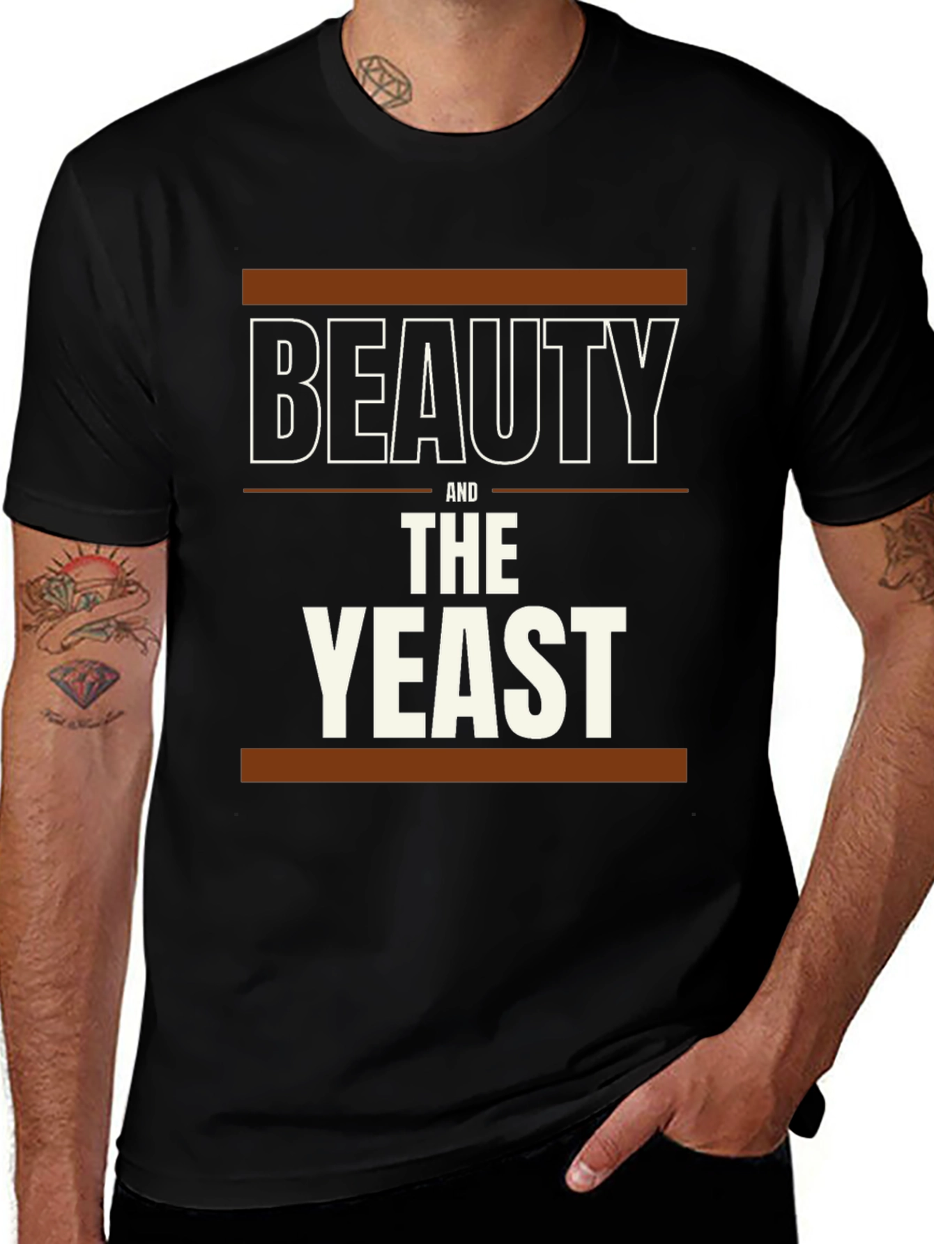 Variant 22 of Beauty and the Yeast T-Shirt