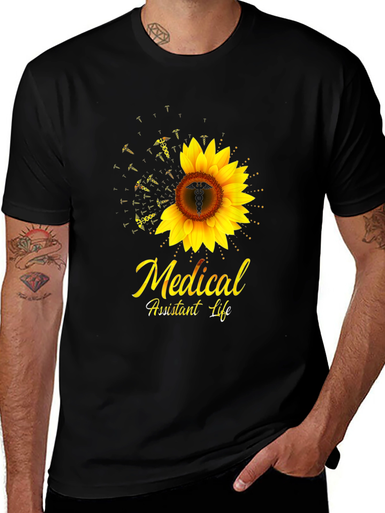 Variant 5 of Medical Assistant Life Sunflower T-Shirt