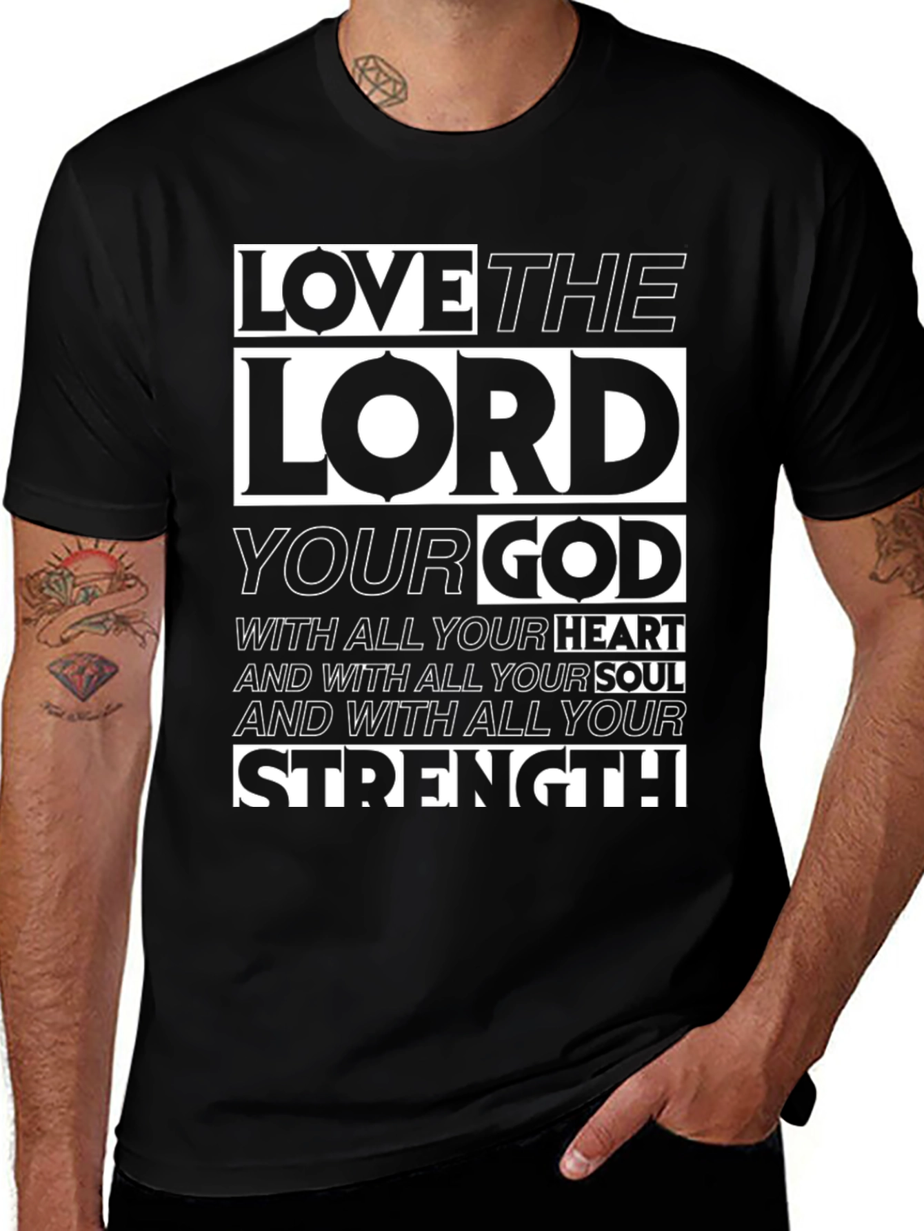 Love The Lord T-Shirt - Christian Apparel