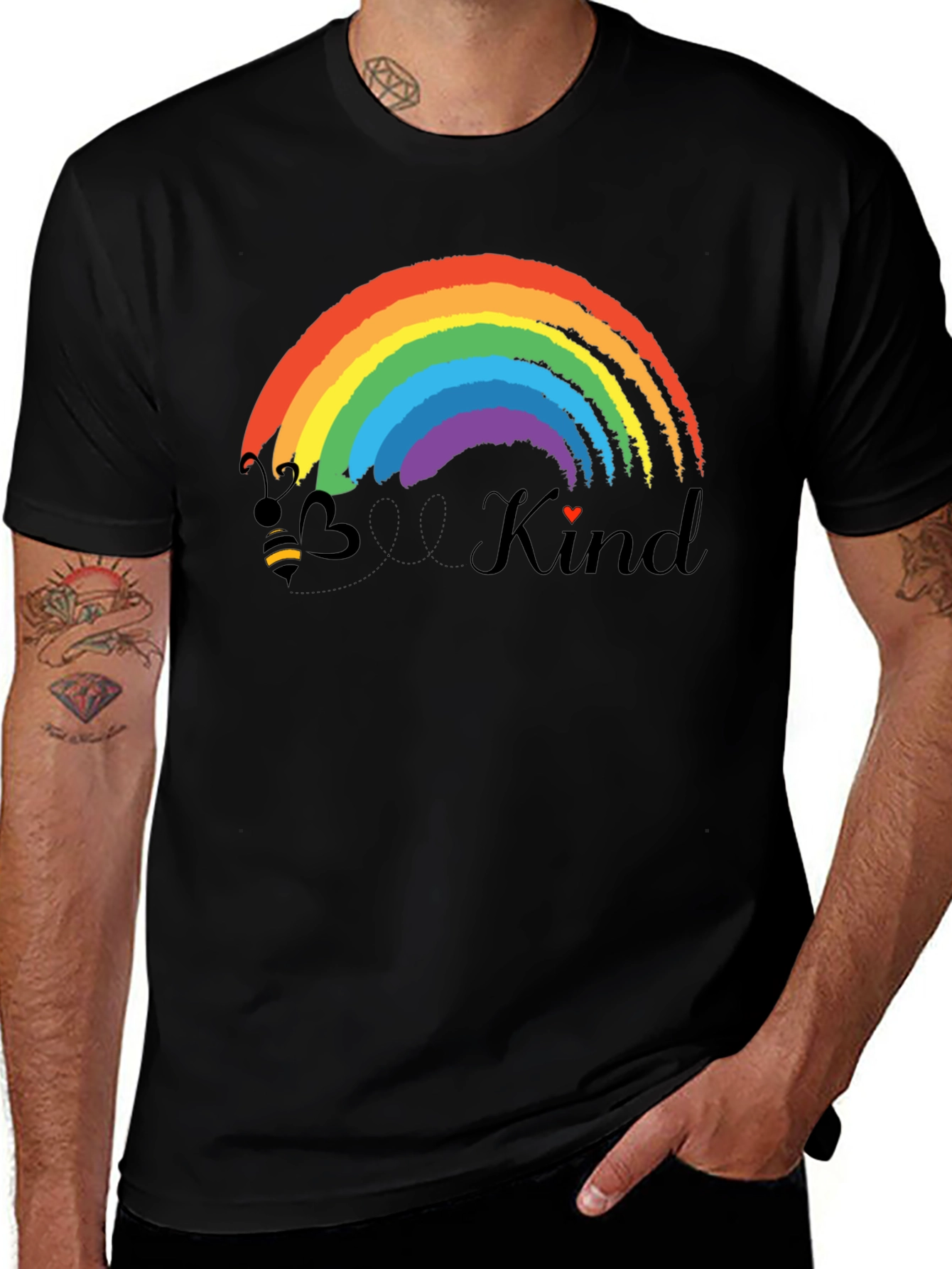 Bee Kind Rainbow T-Shirt