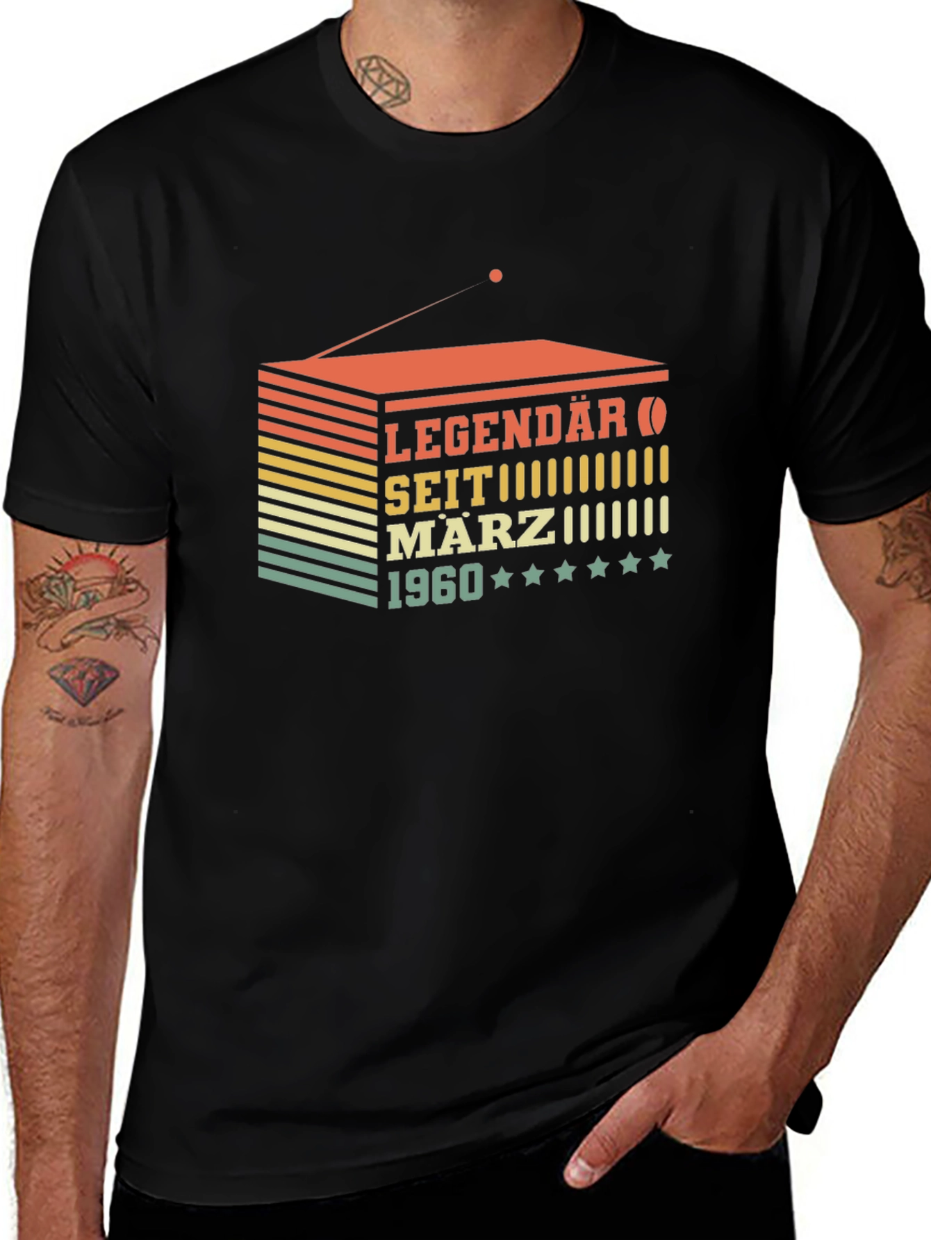 Variant 10 of Legendary Since March 1960 Retro T-Shirt