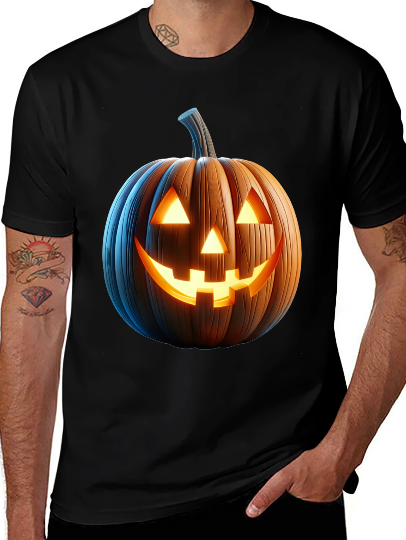Spooky Pumpkin Halloween T-Shirt