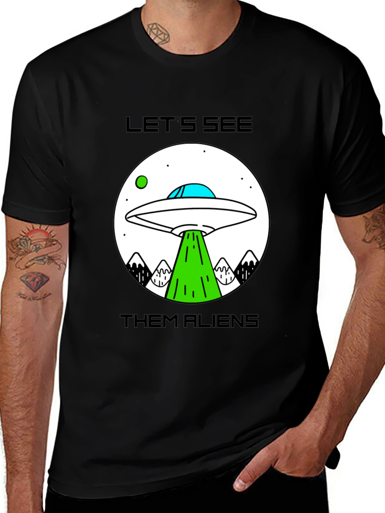 Variant 20 of Let's See Them Aliens Graphic Tee