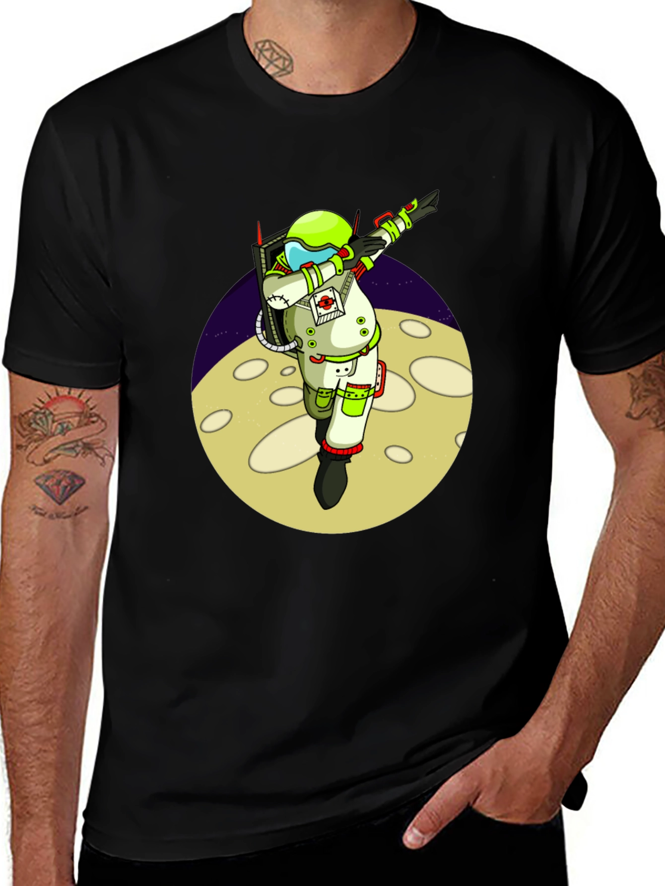 Variant 21 of Astronaut Dabbing on Moon T-Shirt