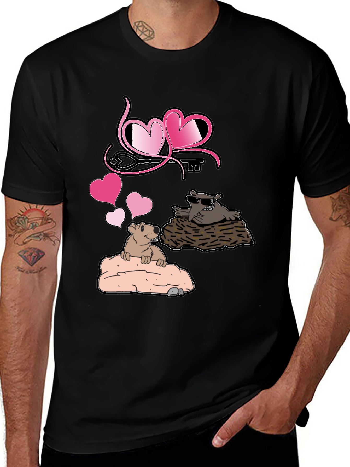 Variant 14 of Mole Love T-Shirt