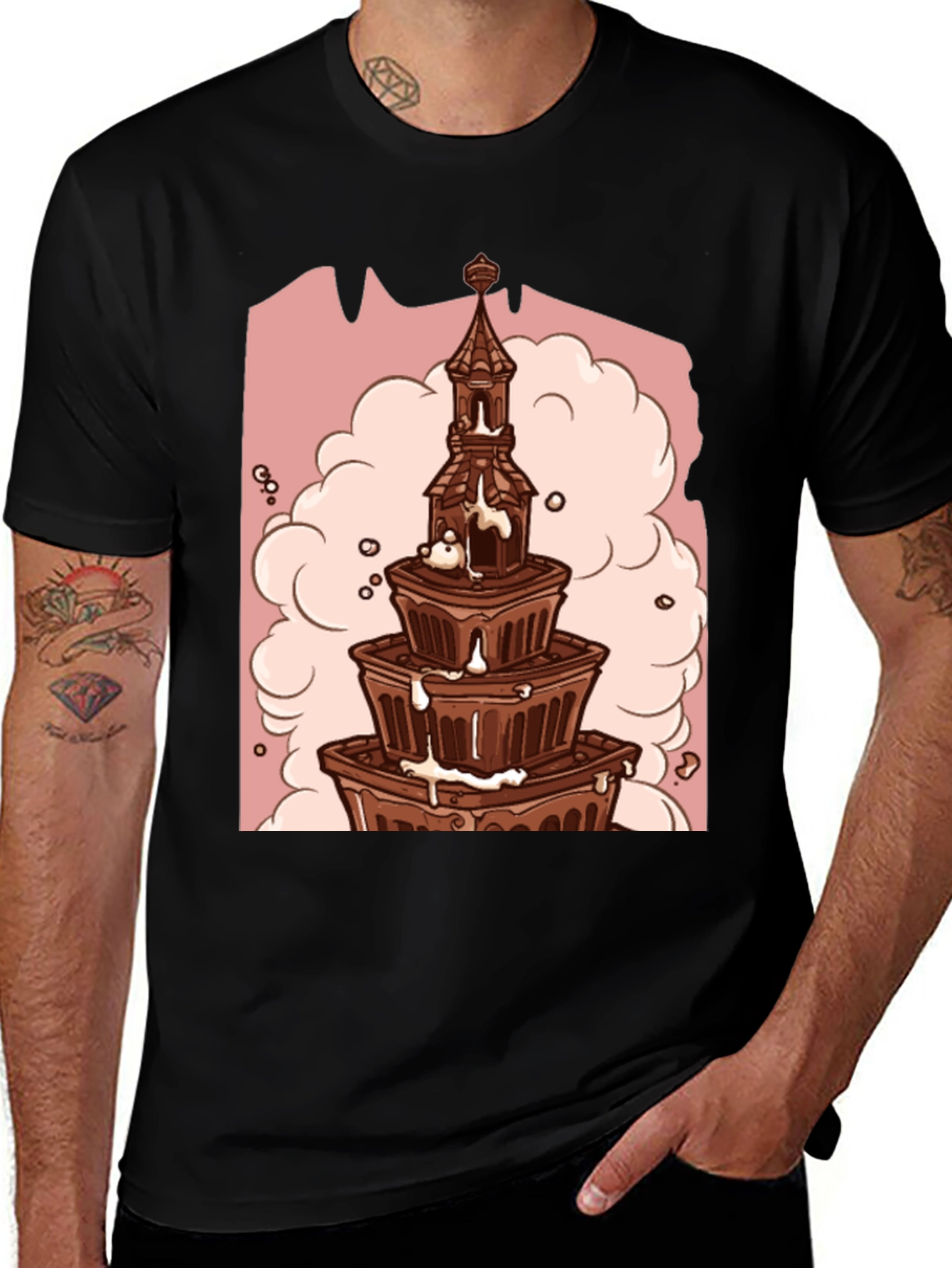Variant 14 of Chocolate Fountain T-Shirt - Sweet Style