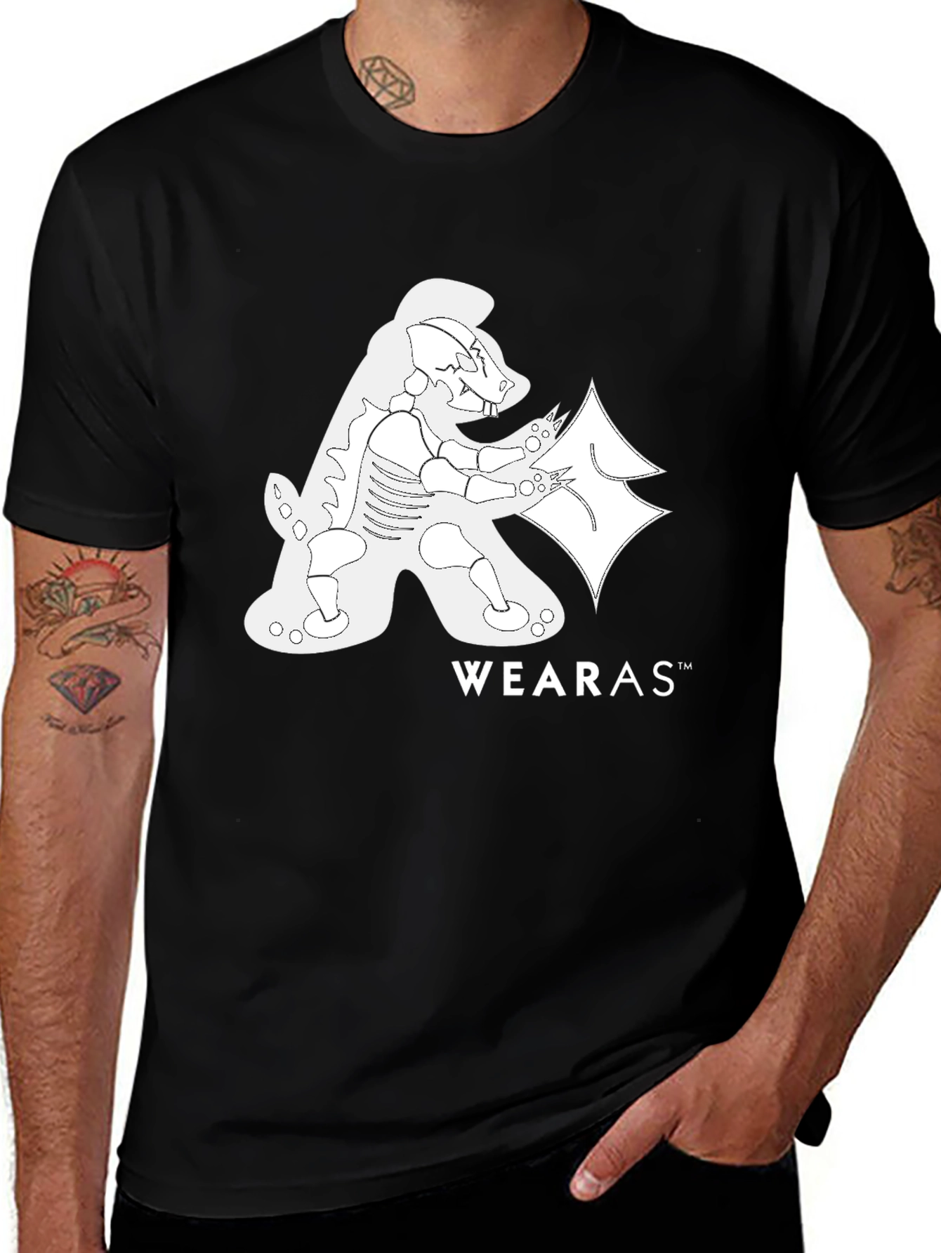 Variant 10 of Black Wearas Graphic Tee