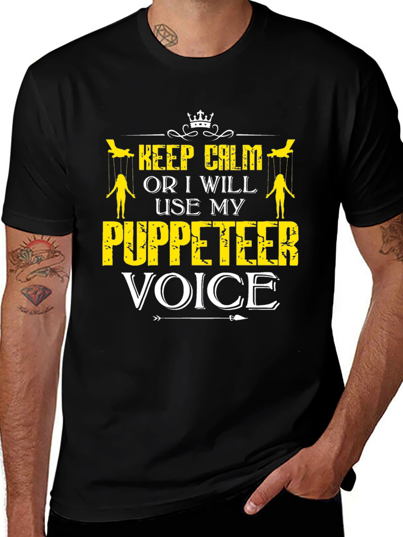 Keep Calm Puppet T-Shirt