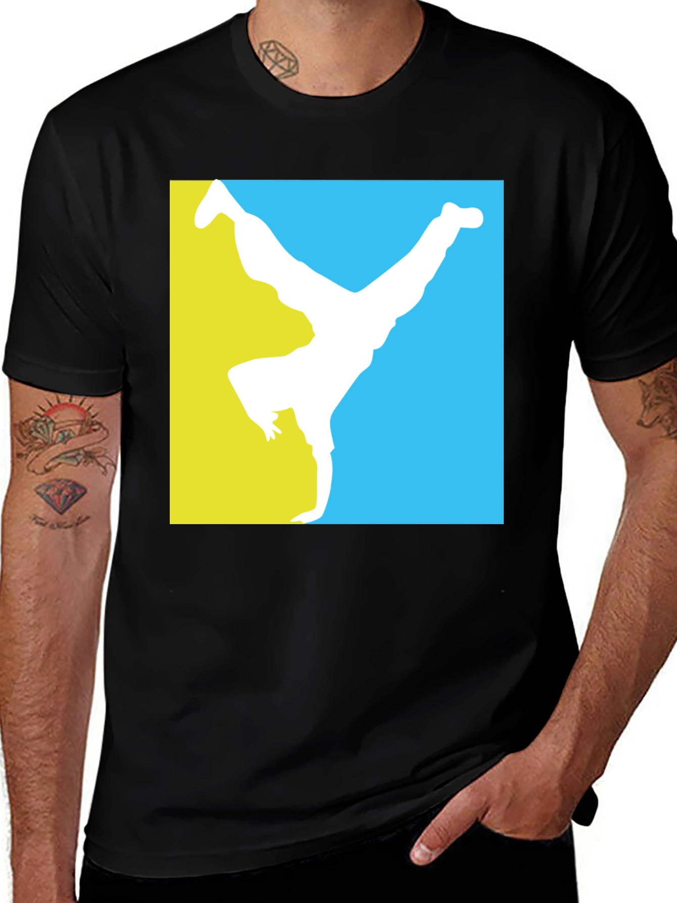 Variant 4 of Breakdance Graphic T-Shirt - Cool Dance Tee