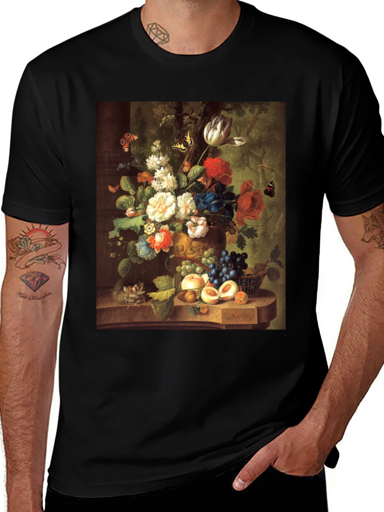 Variant 24 of Floral Still Life T-Shirt - Classic Art Print