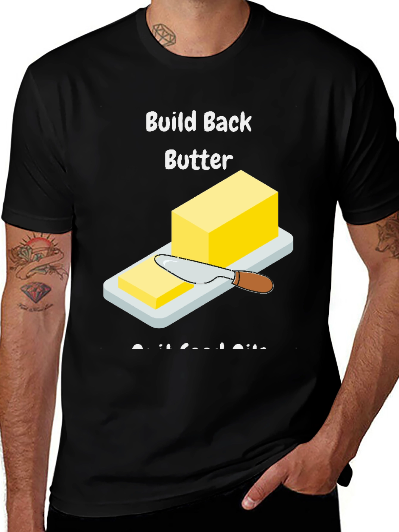 Variant 5 of Build Back Butter T-Shirt