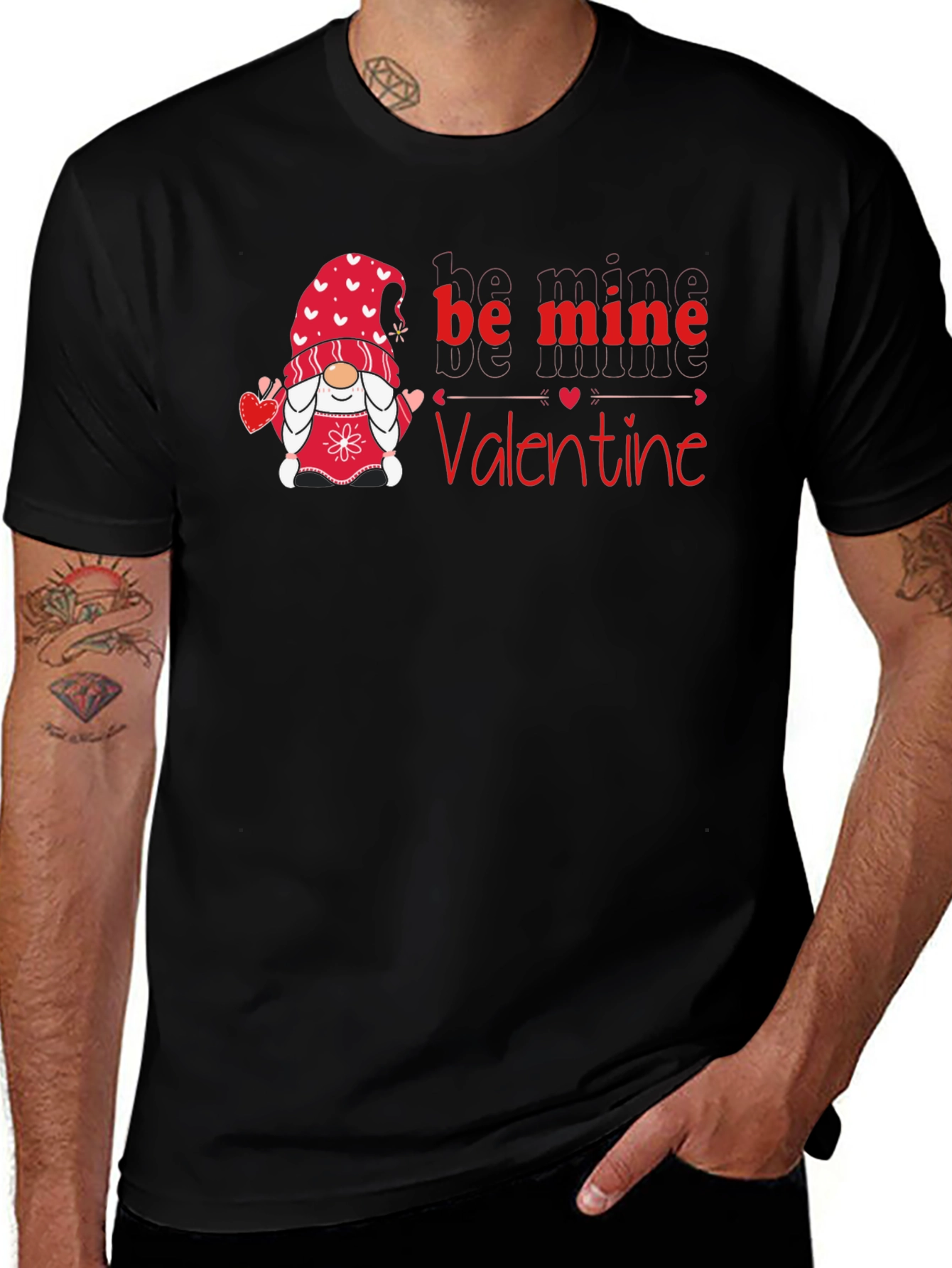 Variant 2 of Be Mine Valentine Gnome T-Shirt