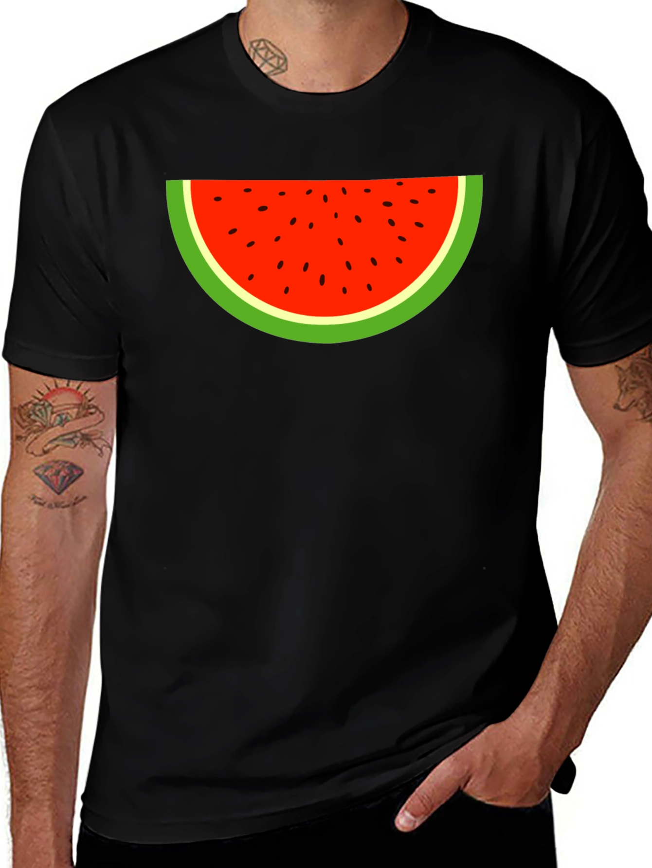Variant 23 of Watermelon Slice Graphic T-Shirt