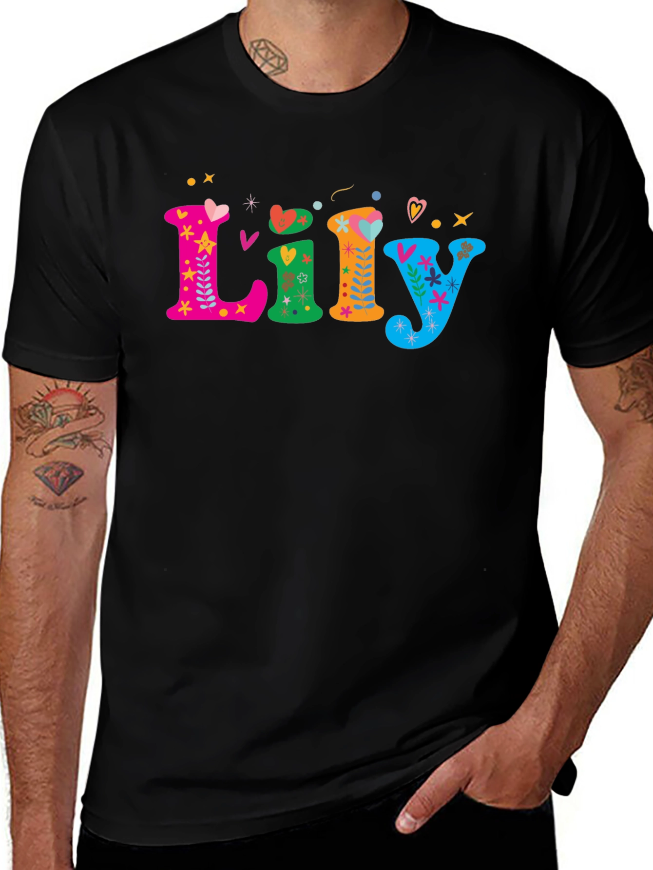 Variant 21 of Lily Funky Name T-Shirt - Unique Personalized Gift