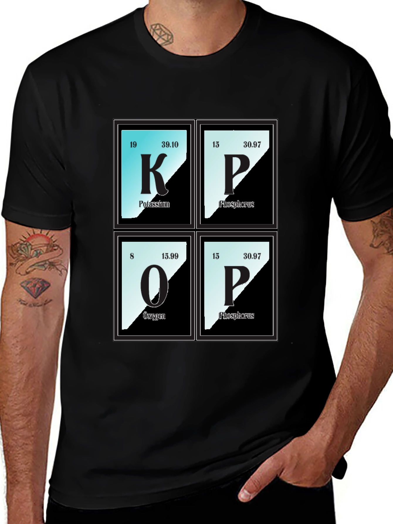 KOP Elements T-Shirt Science Geek Chemistry Shirt