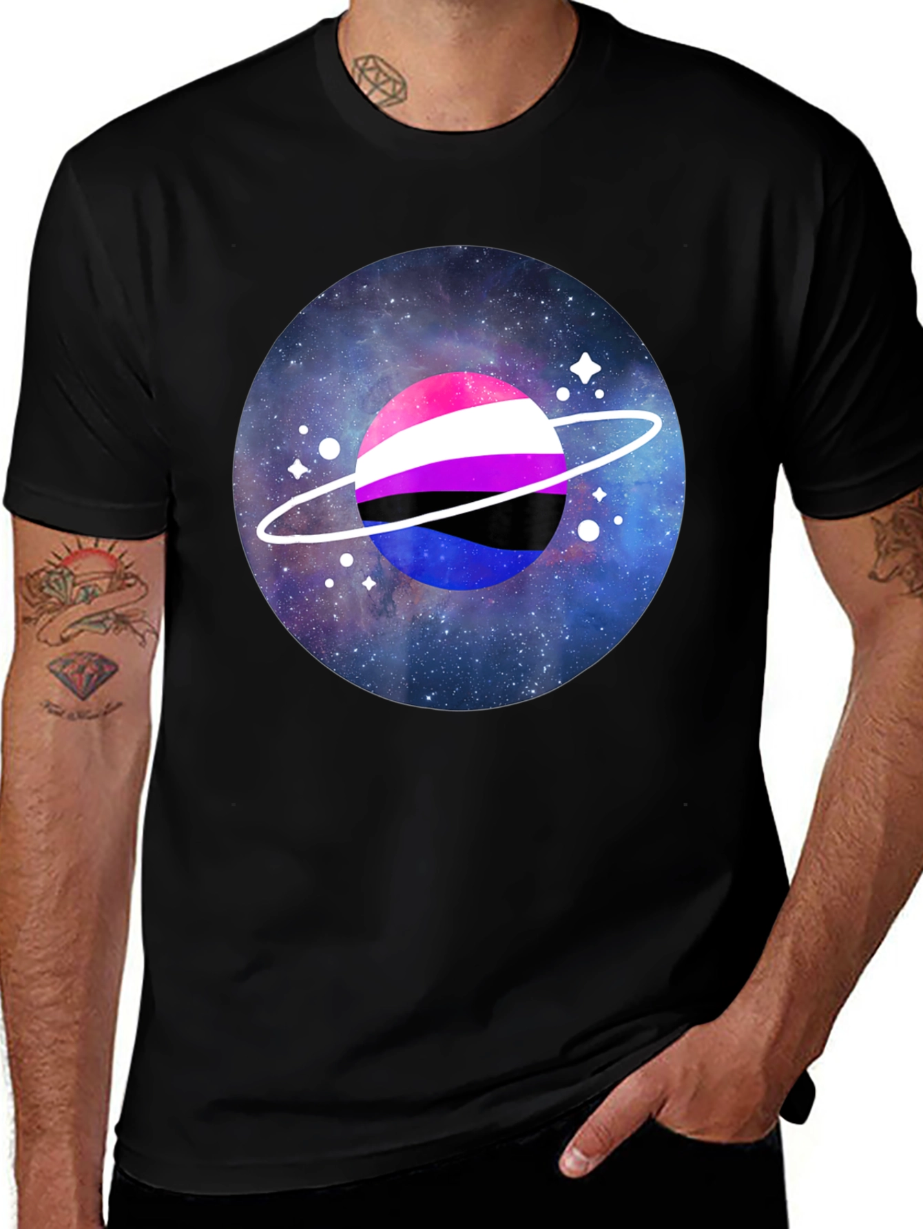 Variant 25 of Nebula Planet Pride T-Shirt