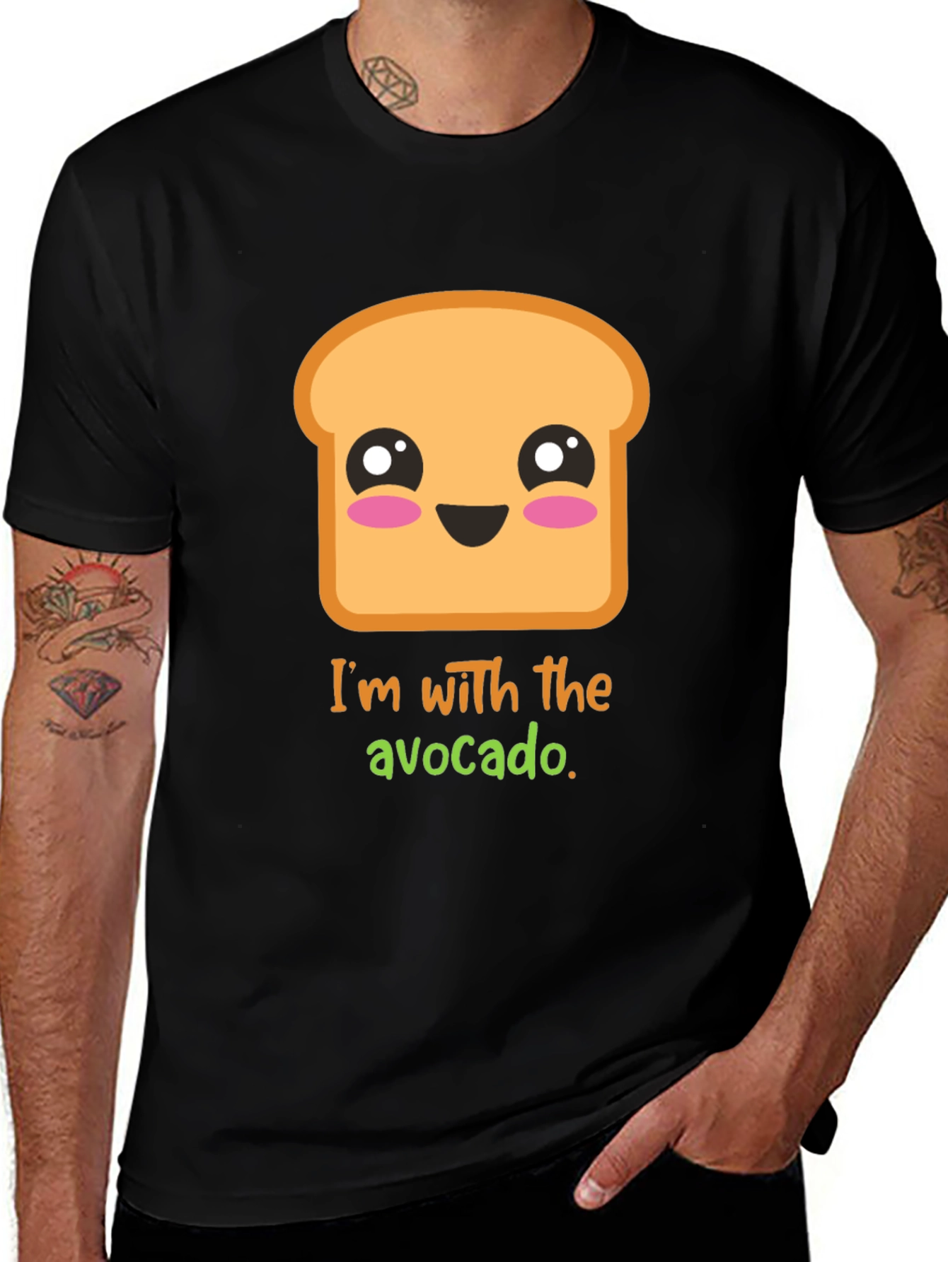 Variant 24 of Funny Toast & Avocado T-Shirt