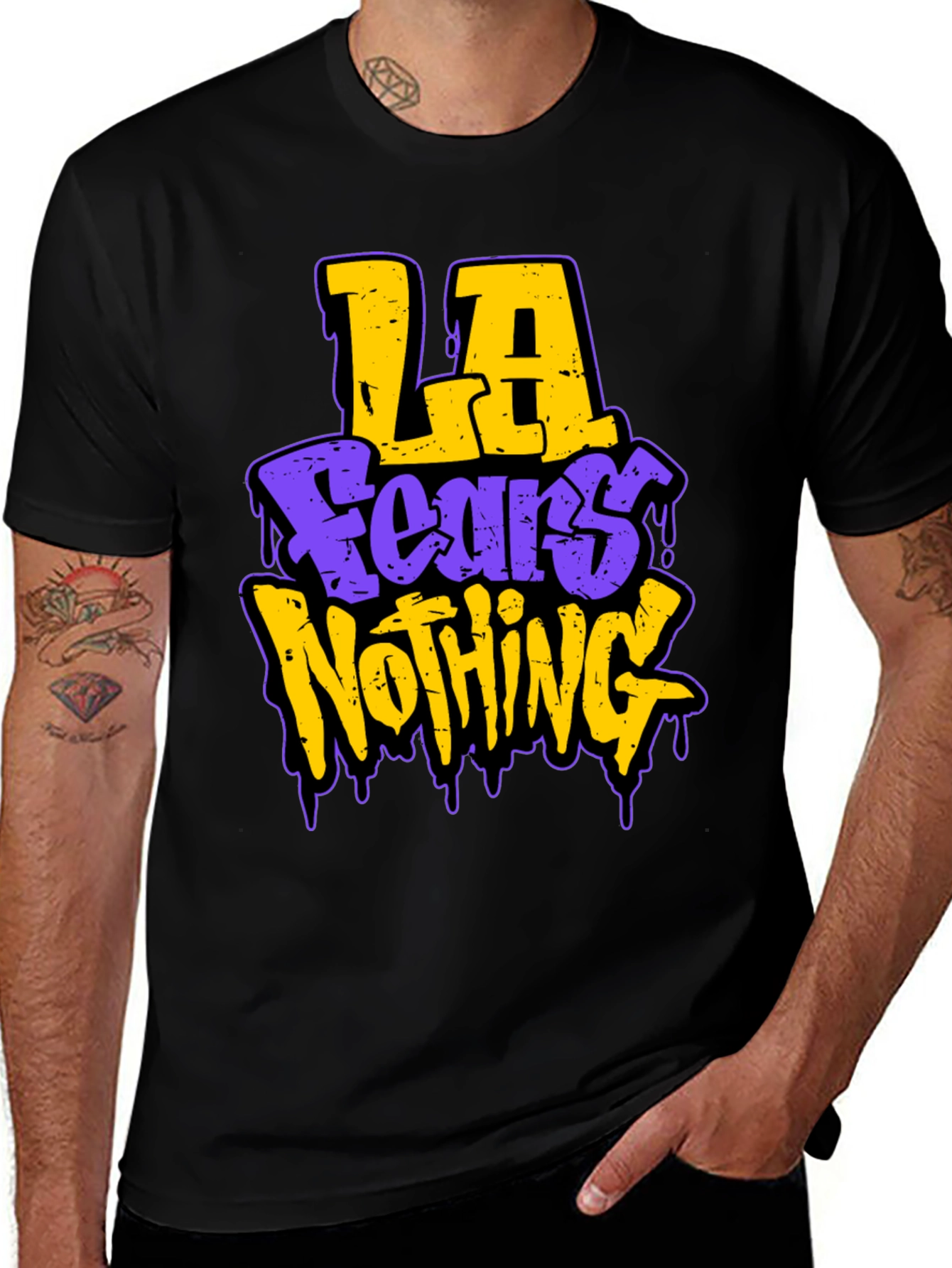 LA Fears Nothing Graphic Tee