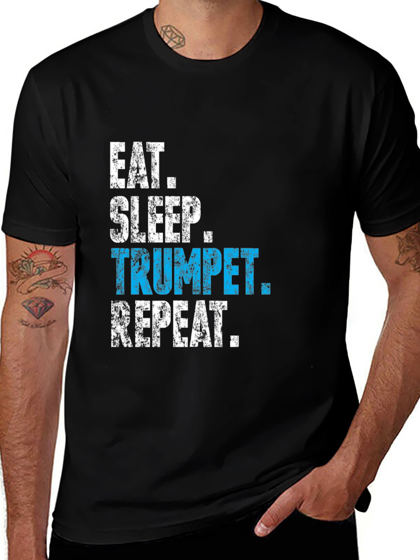 Variant 29 of Eat Sleep Trumpet Repeat T-Shirt