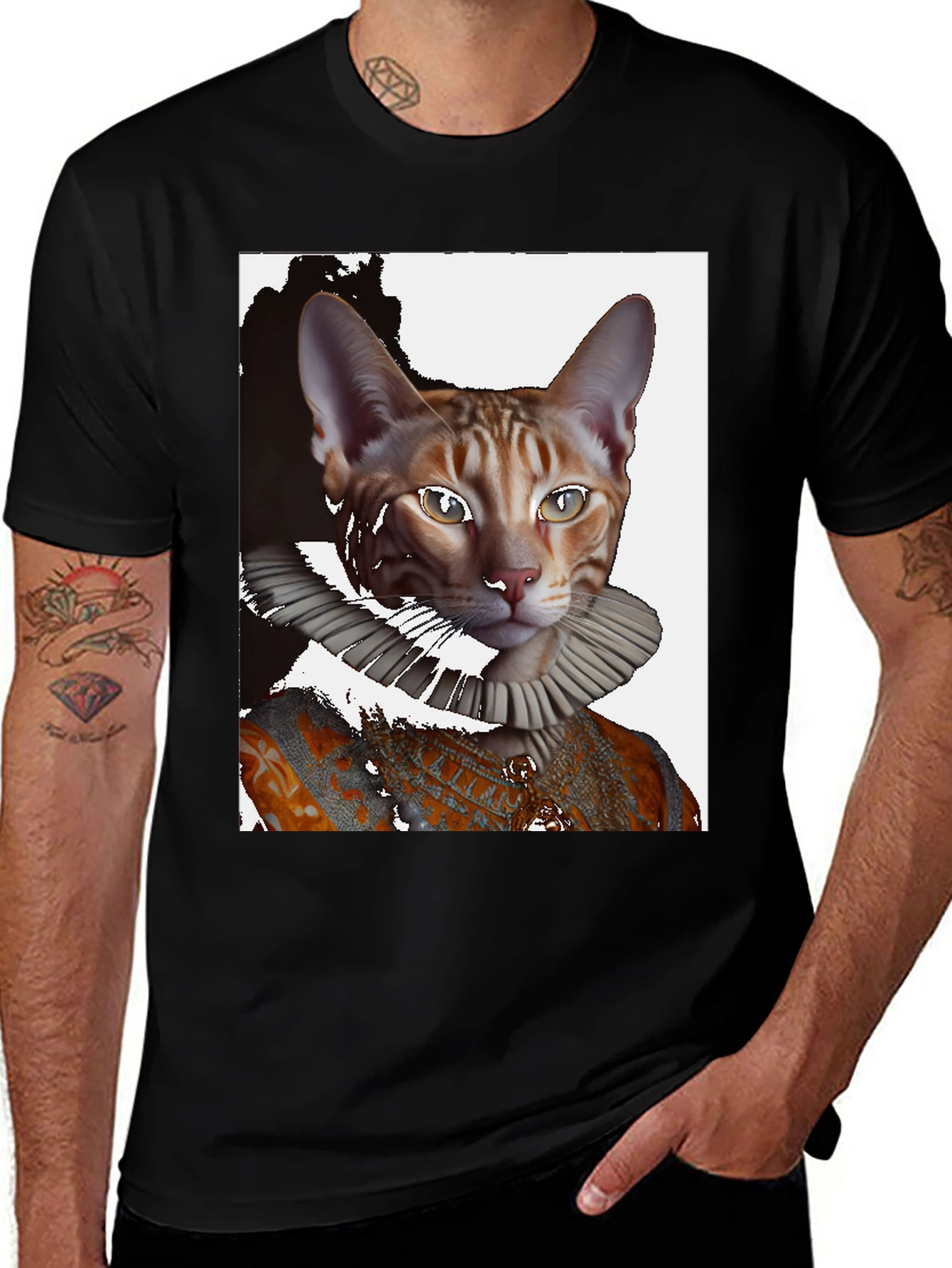Variant 24 of Royal Cat Portrait T-Shirt