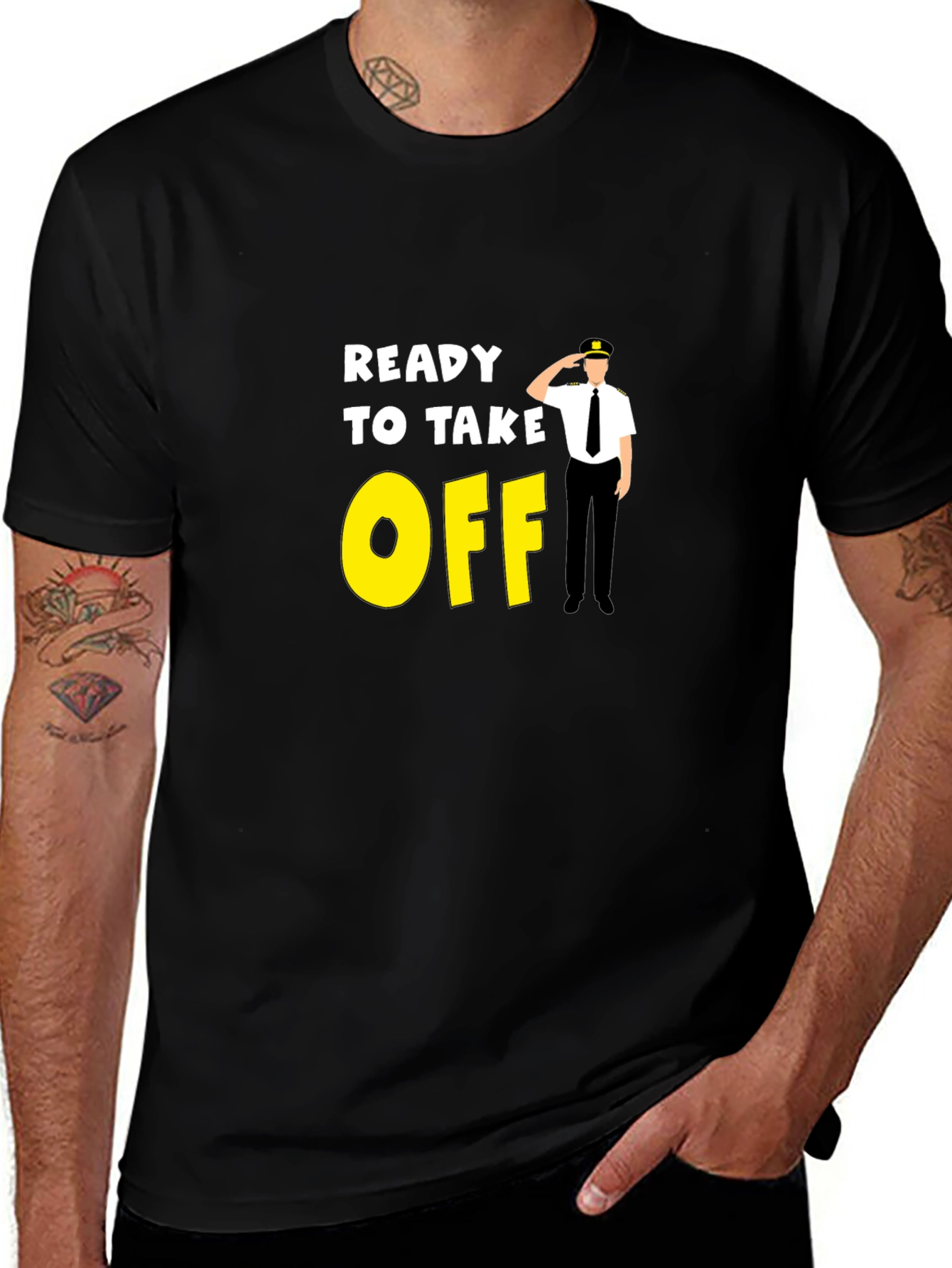Ready to Take Off T-Shirt | Pilot Design