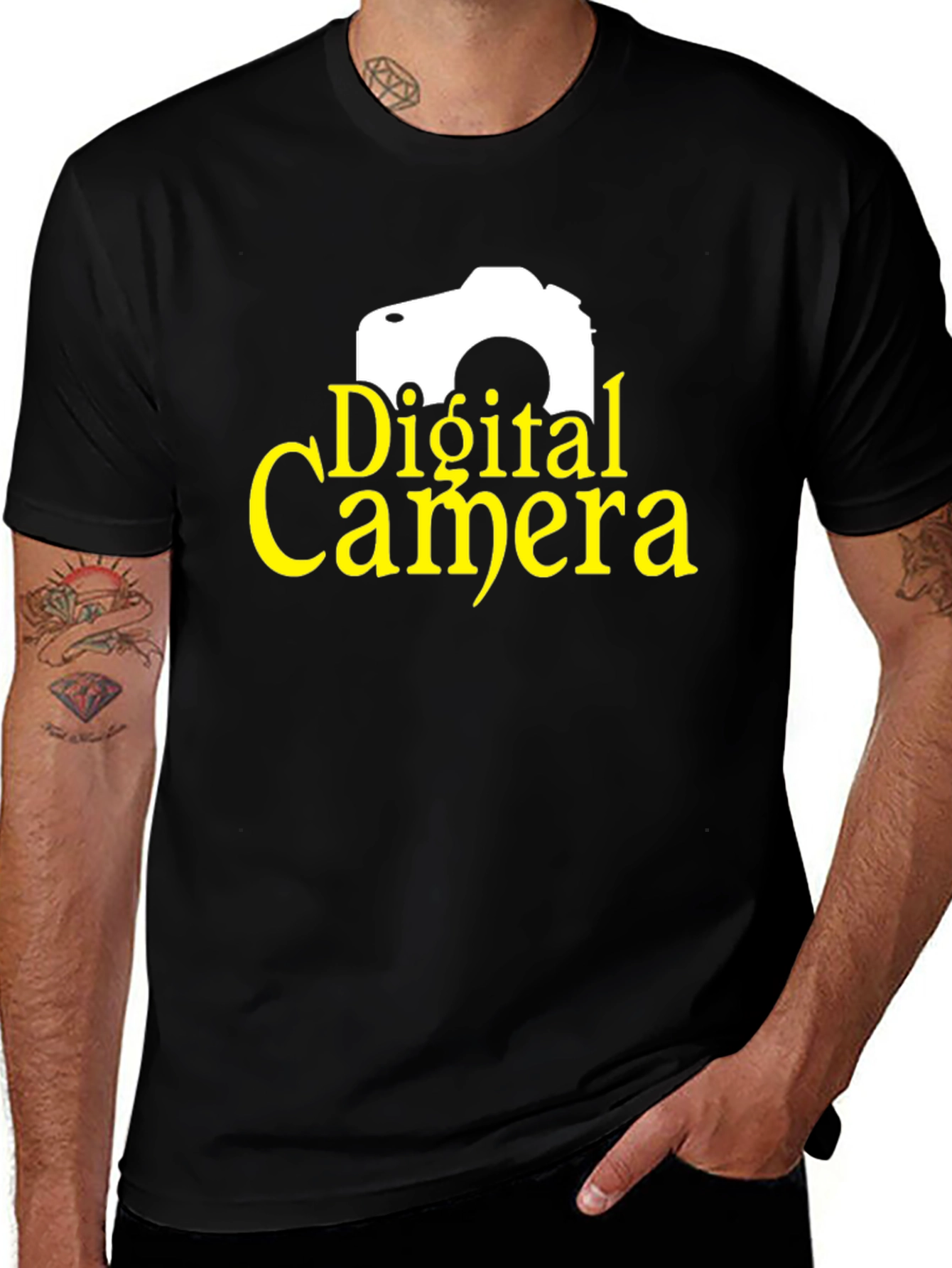 Variant 20 of Digital Camera T-Shirt: Stylish Photo Lover Tee