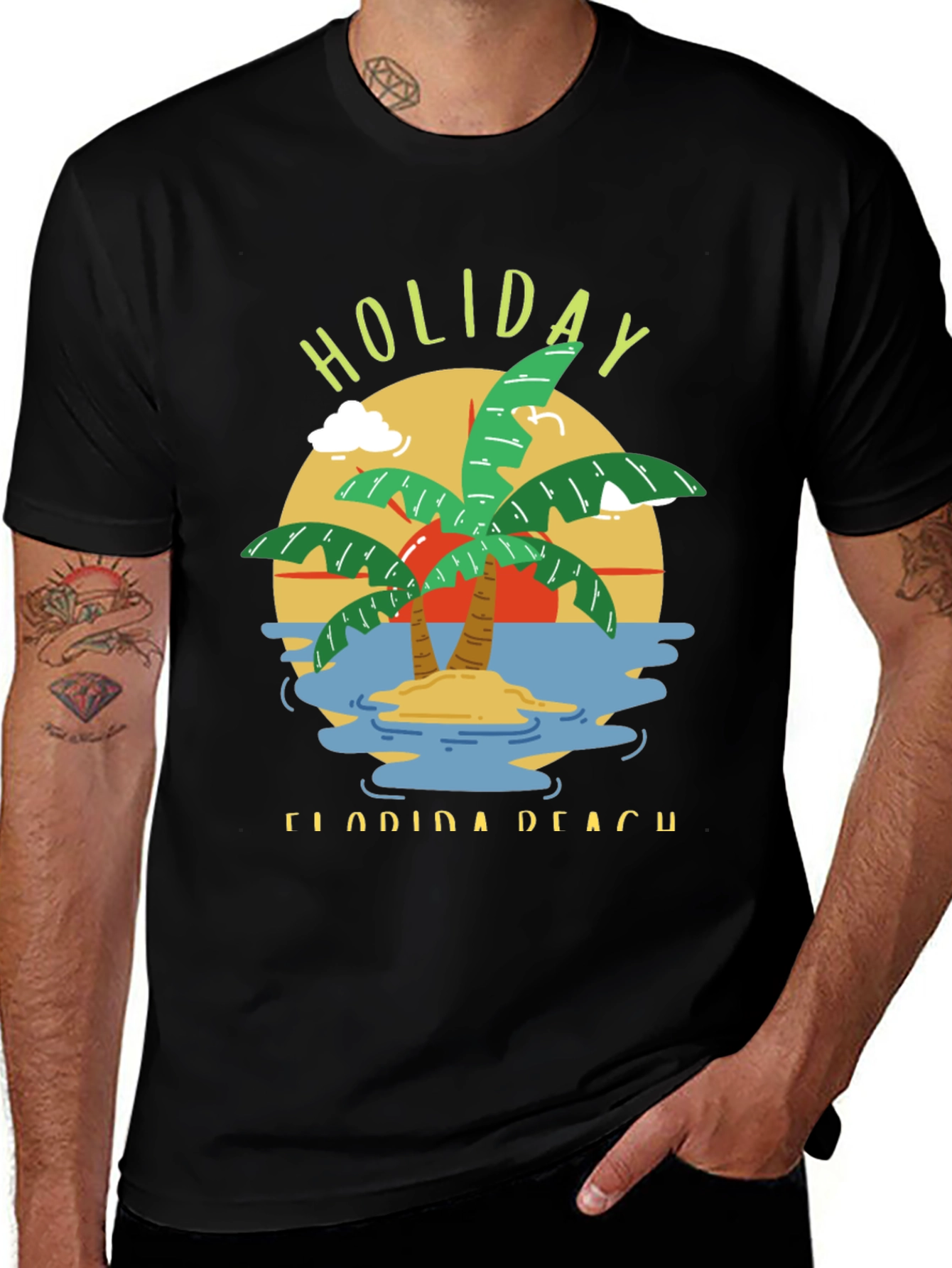 Variant 25 of Holiday Florida Beach Graphic Tee