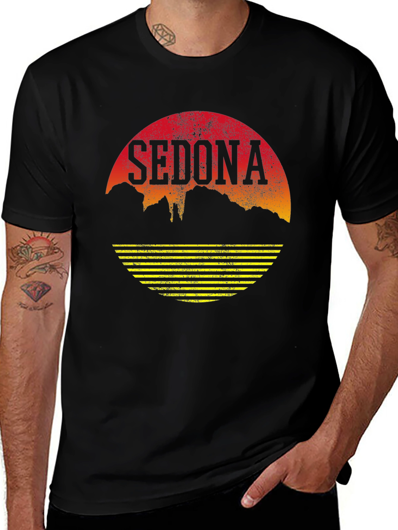 Variant 25 of Sedona Graphic Tee - Vintage Style Men's T-Shirt