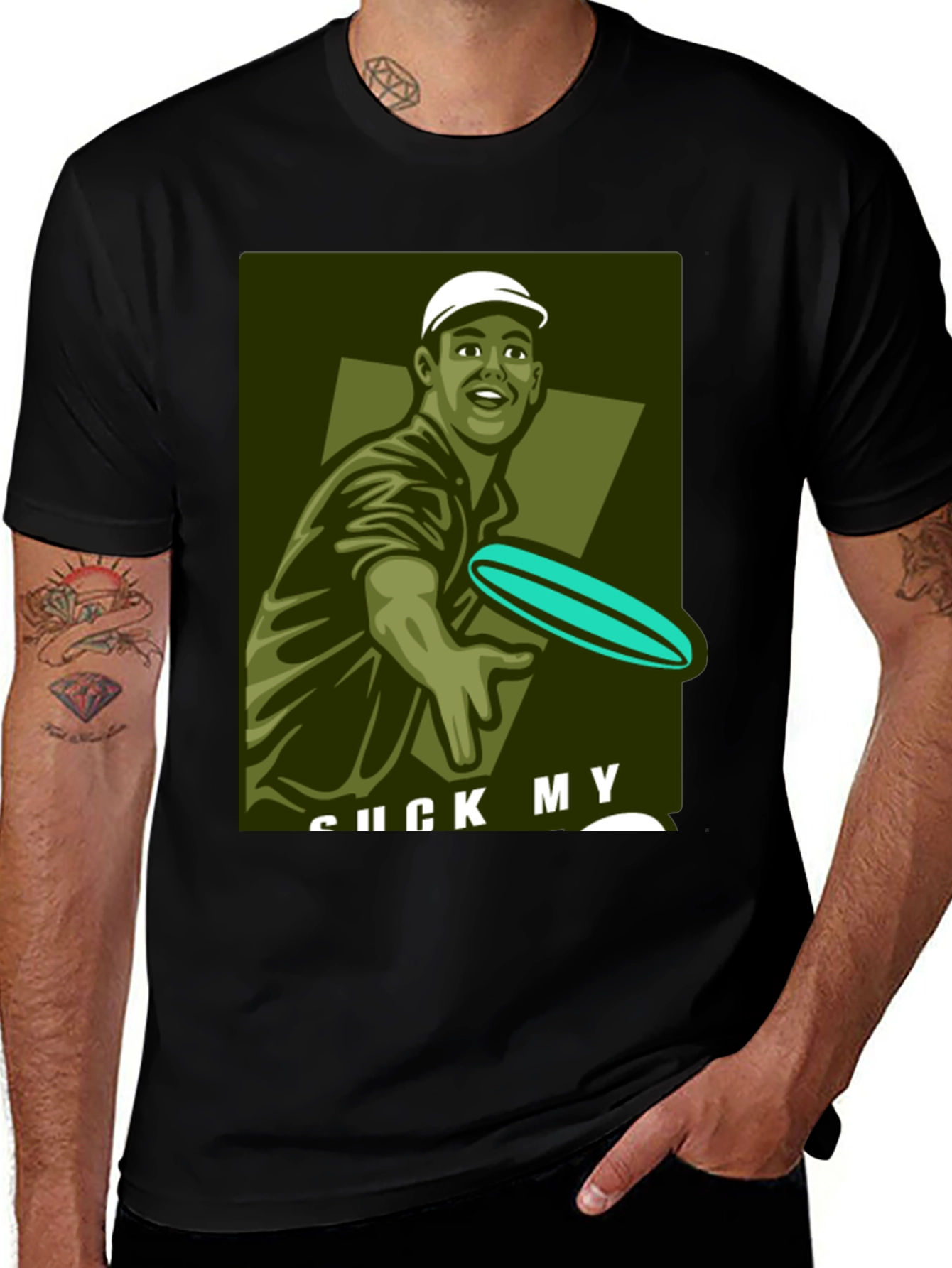 Variant 28 of Suck My Disc Golf T-Shirt