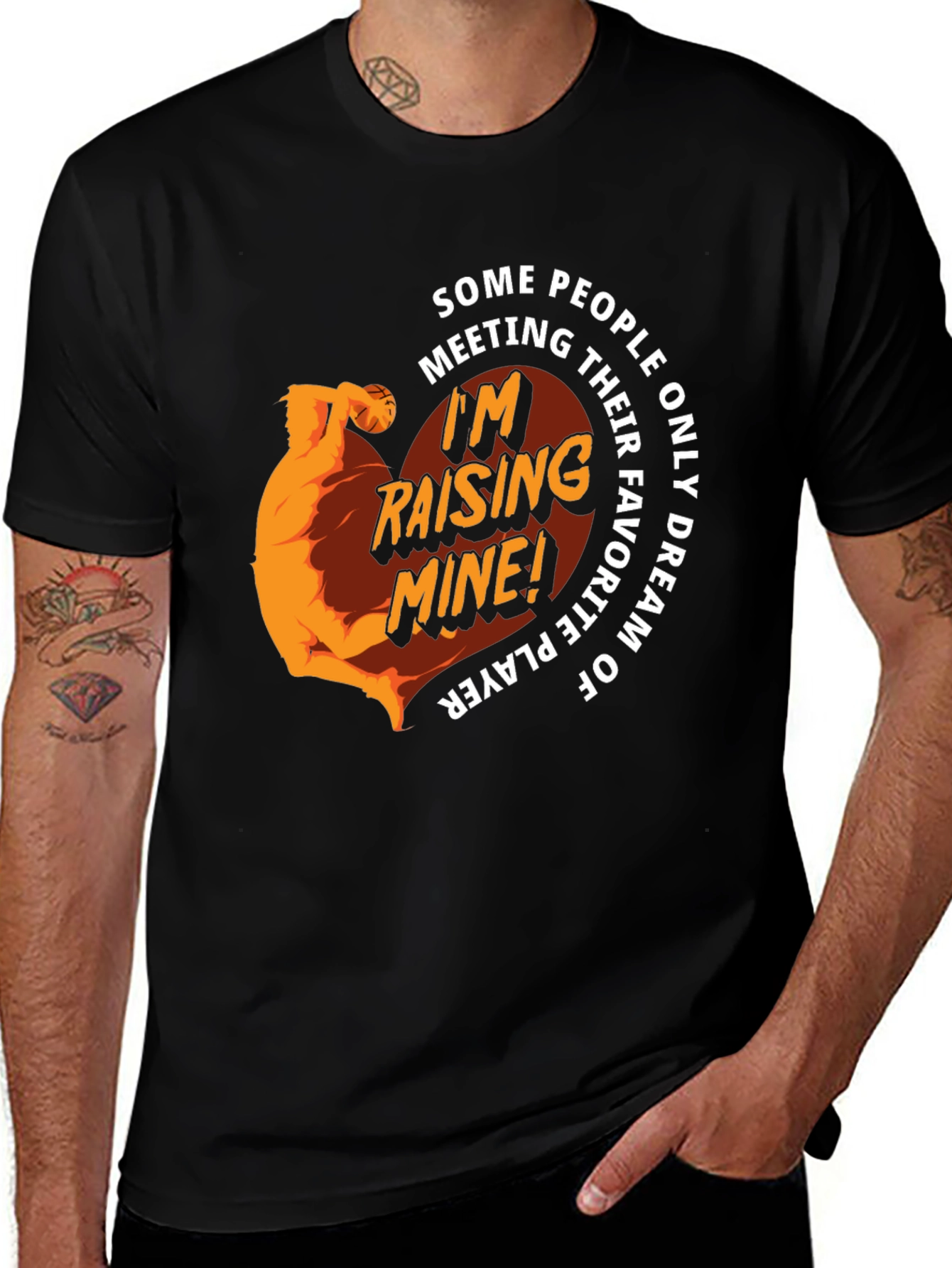 Variant 11 of Raising Mine T-Shirt - Black Novelty Tee for Parents
