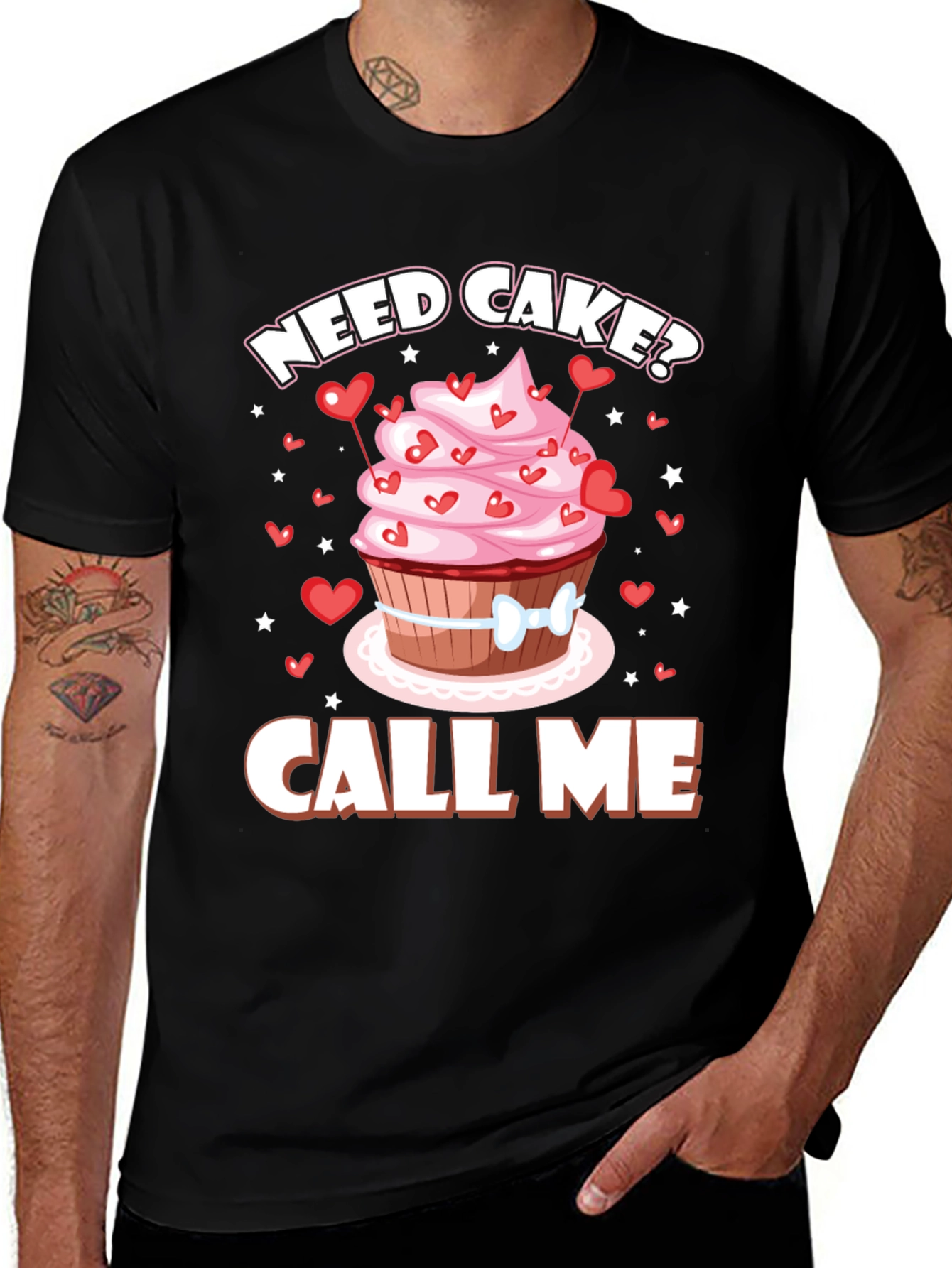 Variant 10 of Need Cake? Call Me! Valentine's Day T-Shirt