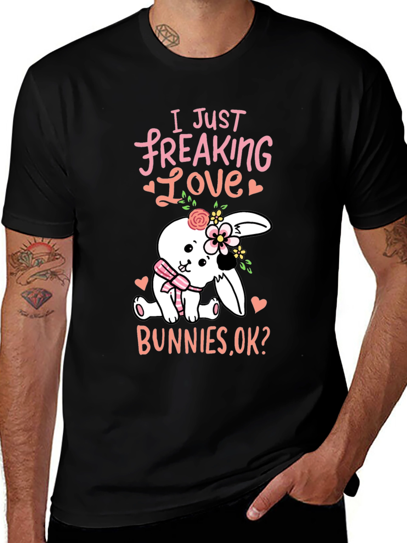 Variant 22 of Bunny Love T-Shirt - Easter Cute