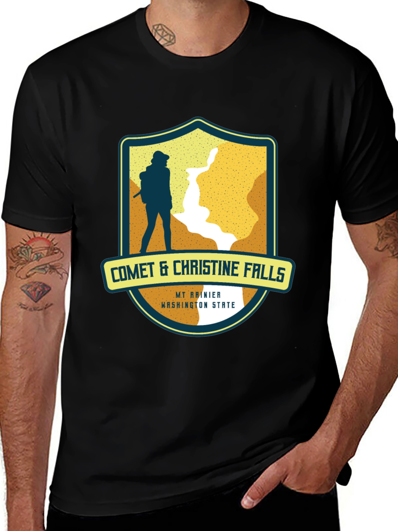 Variant 9 of Comet & Christine Falls Hiking T-Shirt