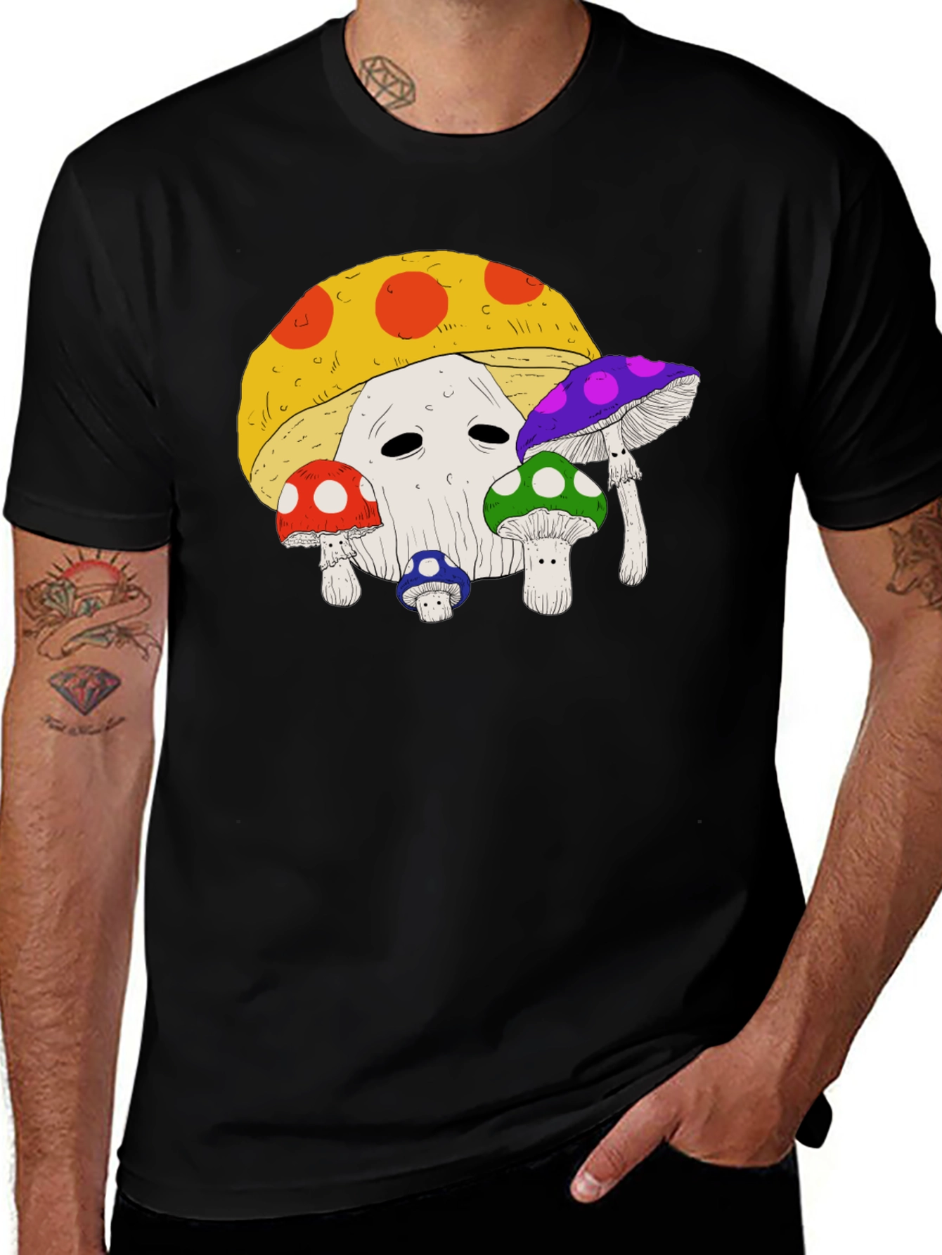 Variant 22 of Mushroom Crew Graphic Tee