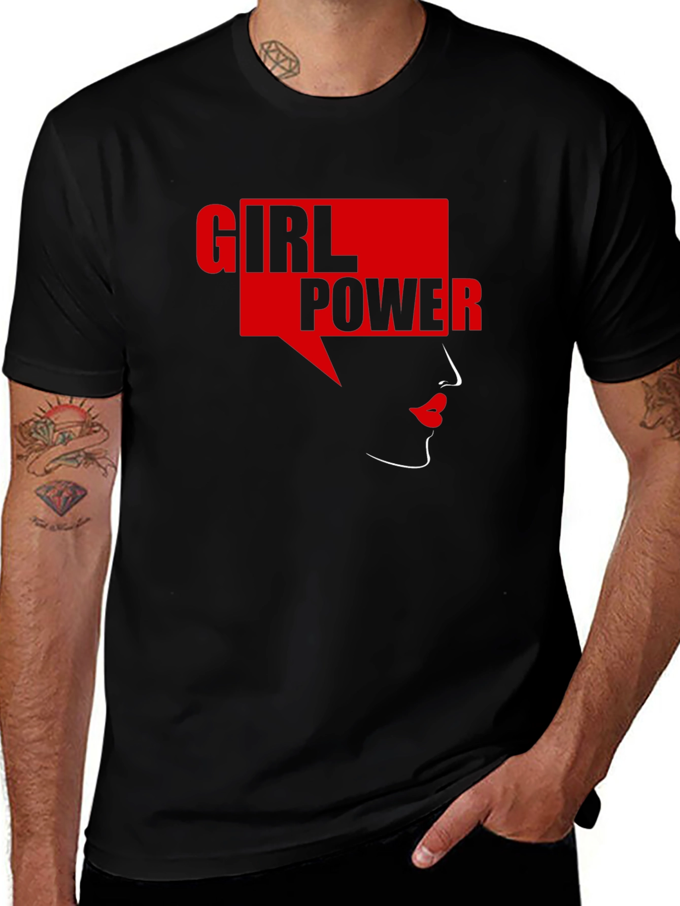 Girl Power Graphic Tee - Empowering Women's T-Shirt