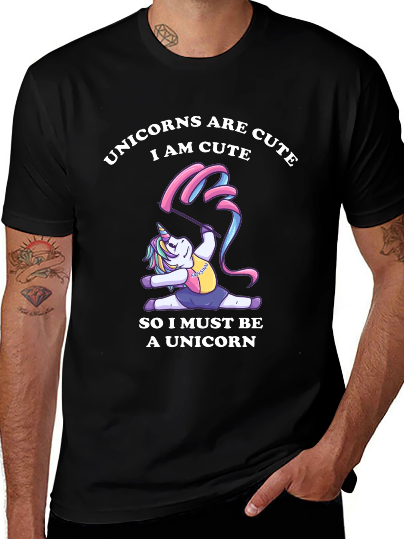 Variant 13 of Cute Unicorn Gymnastics T-Shirt