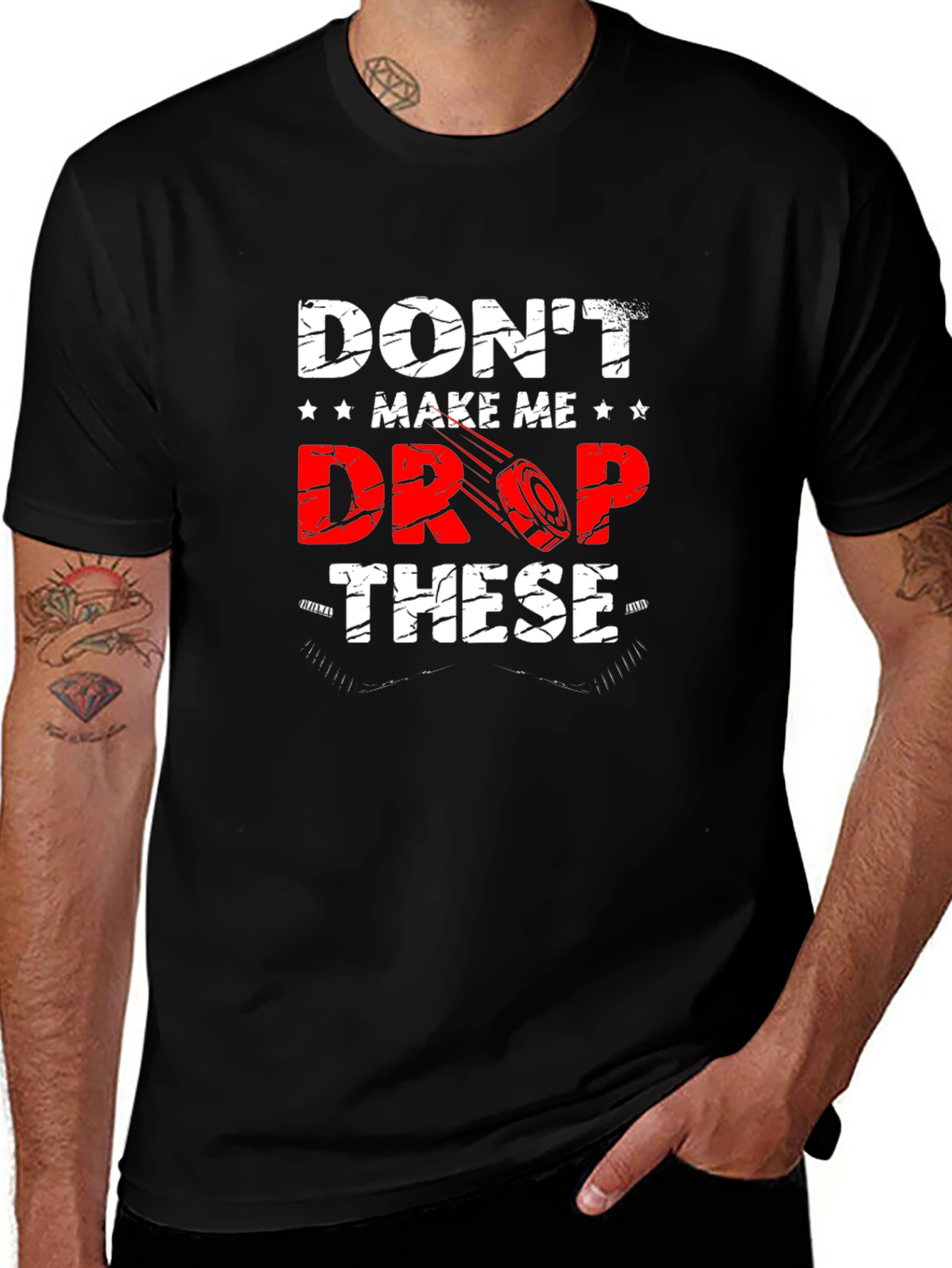 Black Don't Make Me Drop These - Shooting T-Shirt main image