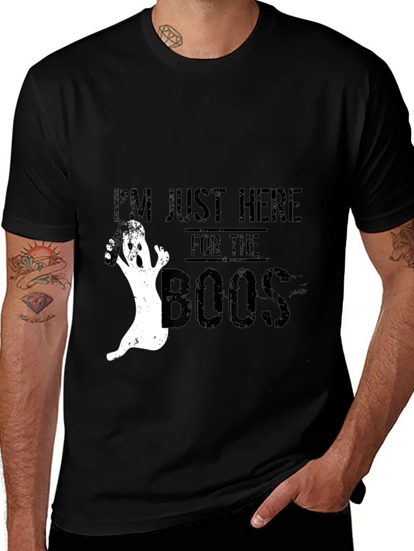 I'm Just Here for the Boos Halloween T-Shirt