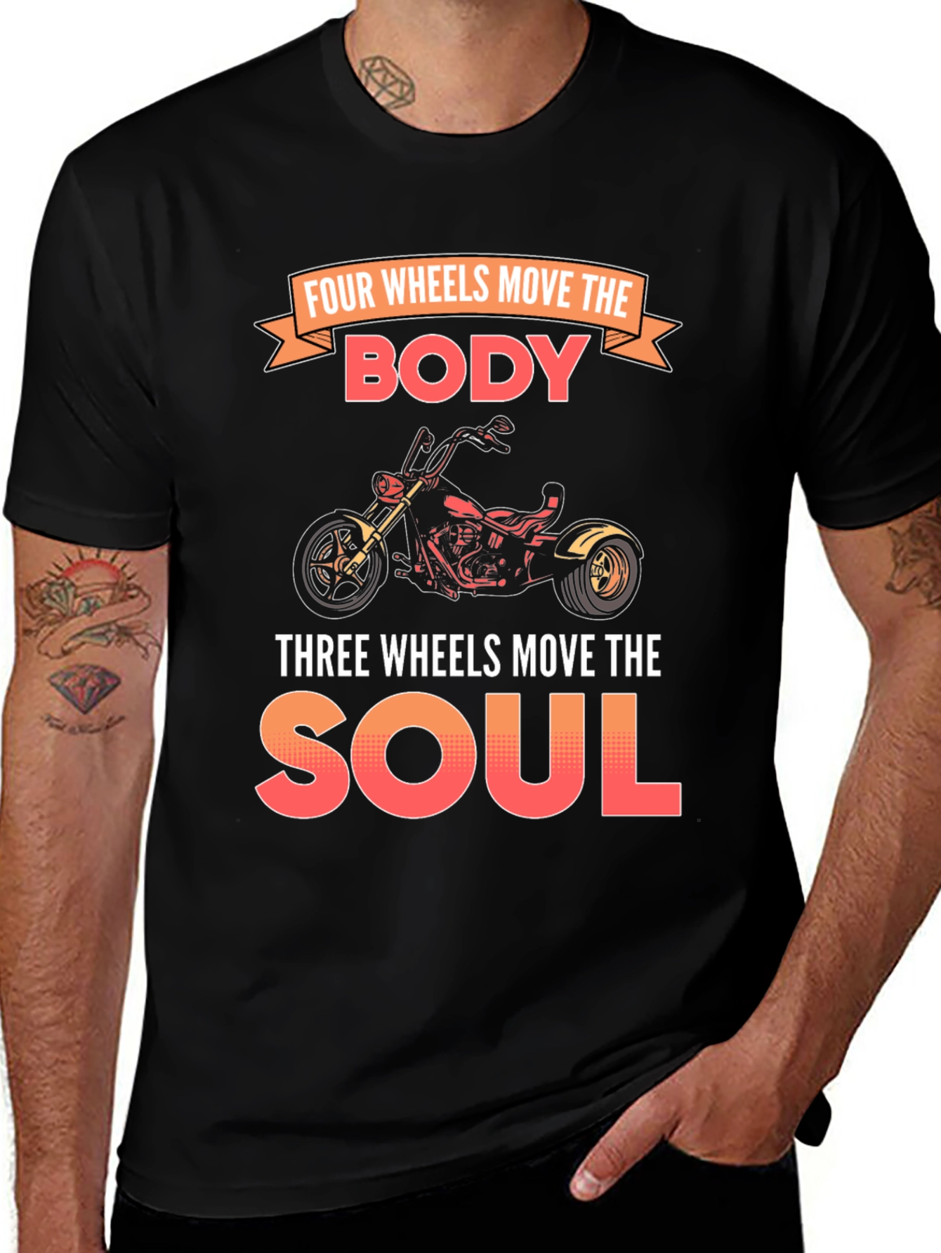 Variant 29 of Three Wheels Move the Soul T-Shirt