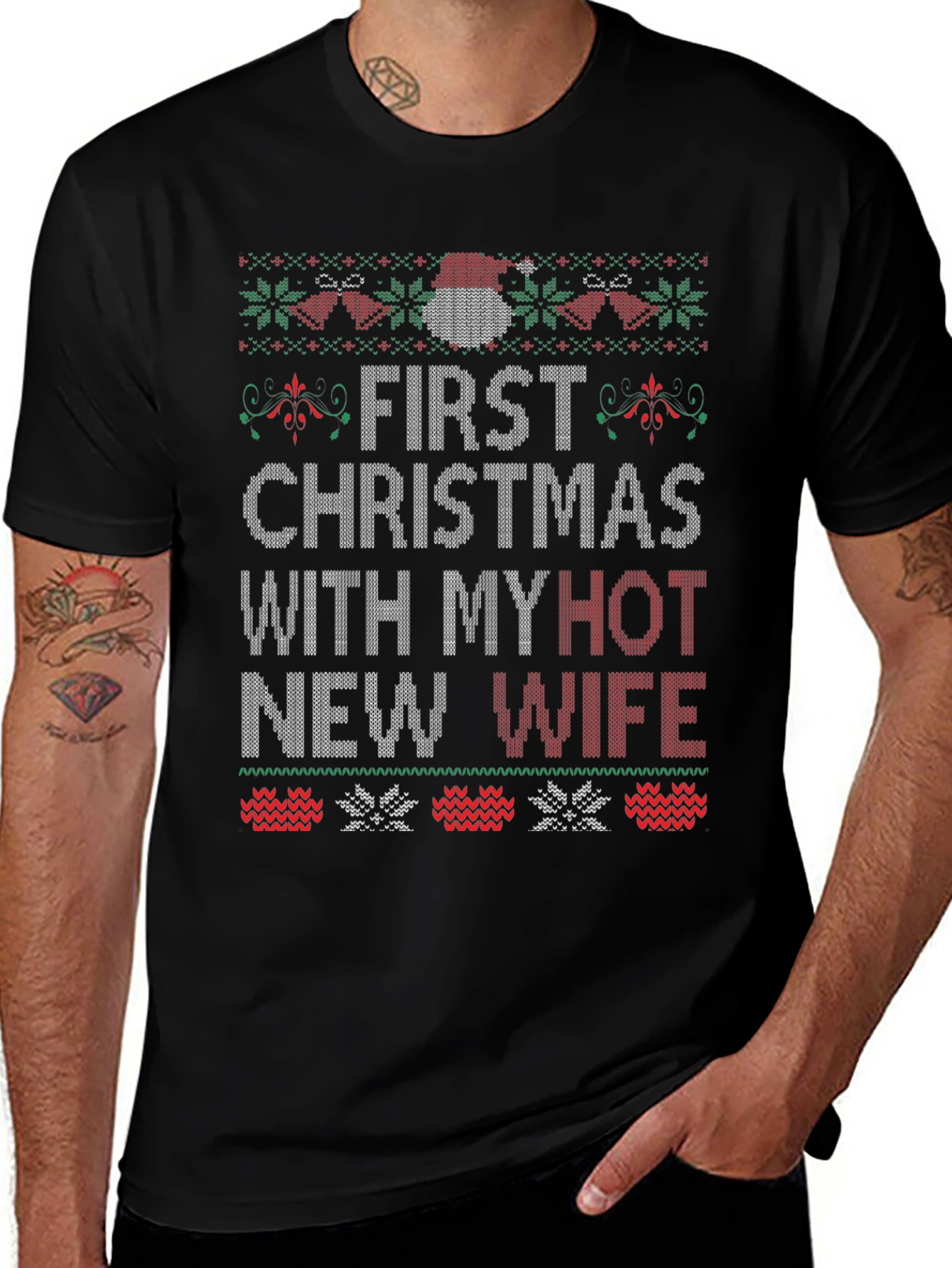 First Christmas With My Hot New Wife T-Shirt