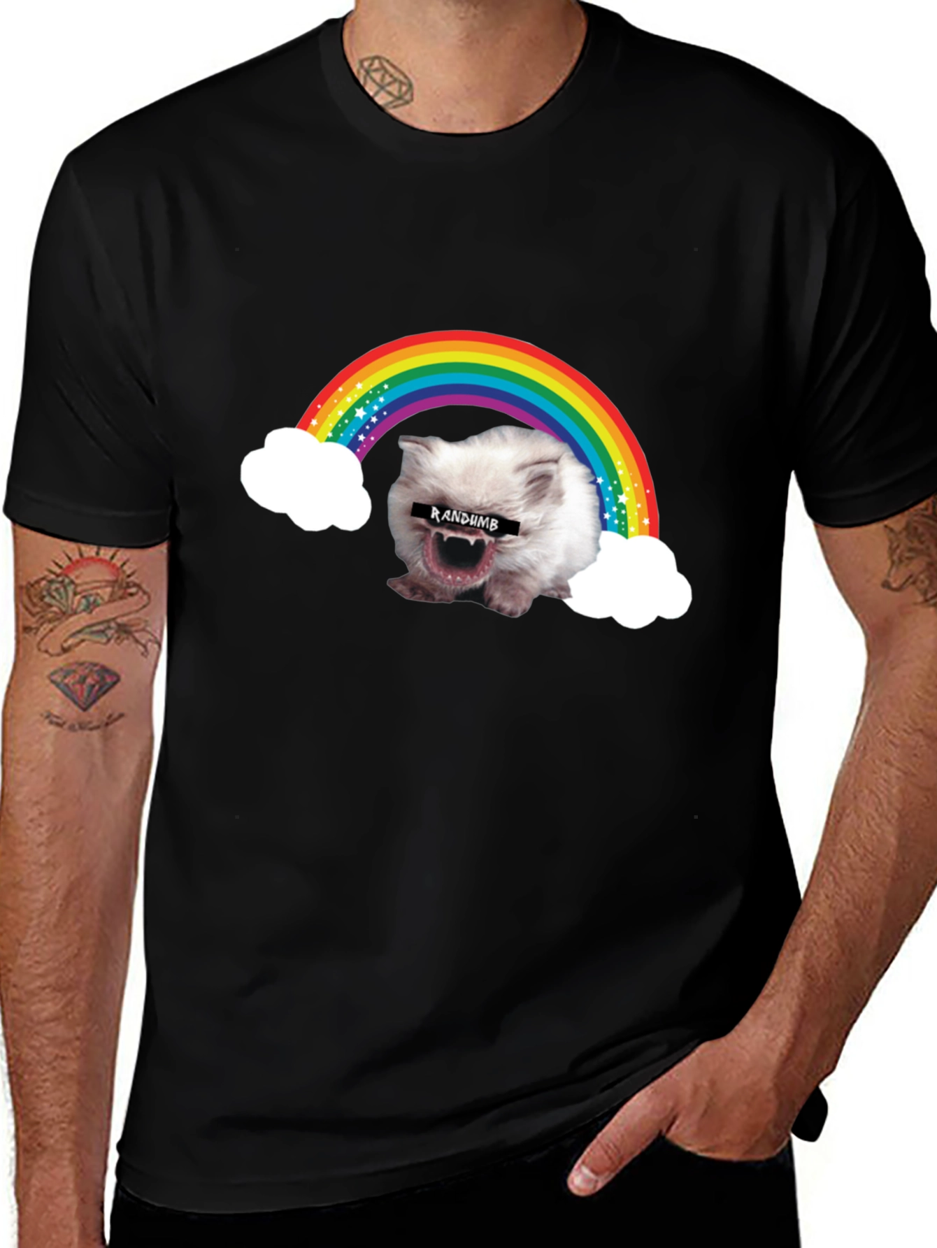 Variant 14 of Random Rainbow Cat Meme T-Shirt