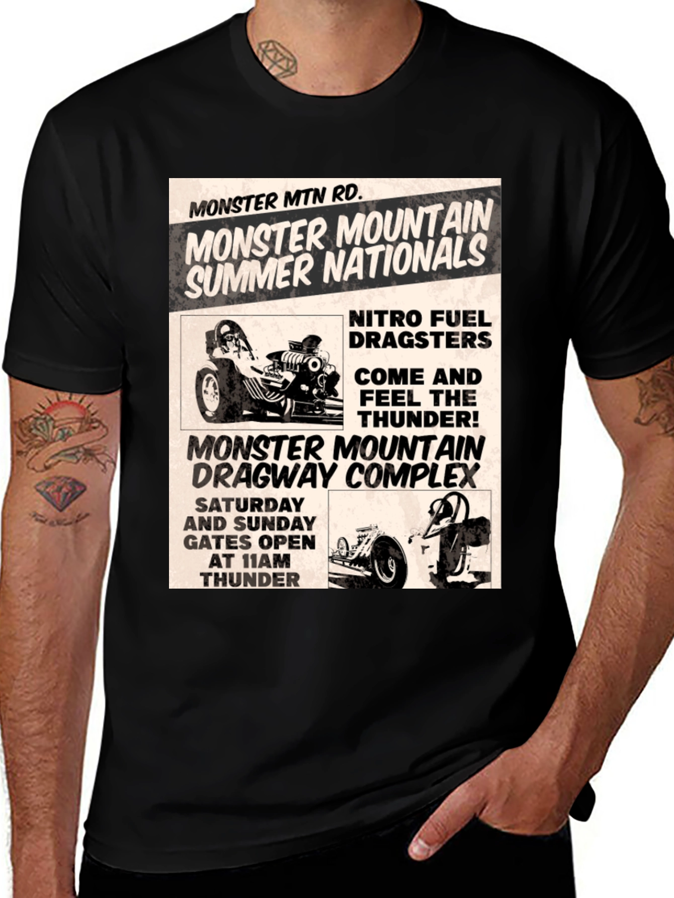 Variant 22 of Monster Mountain Summer Nationals Graphic Tee
