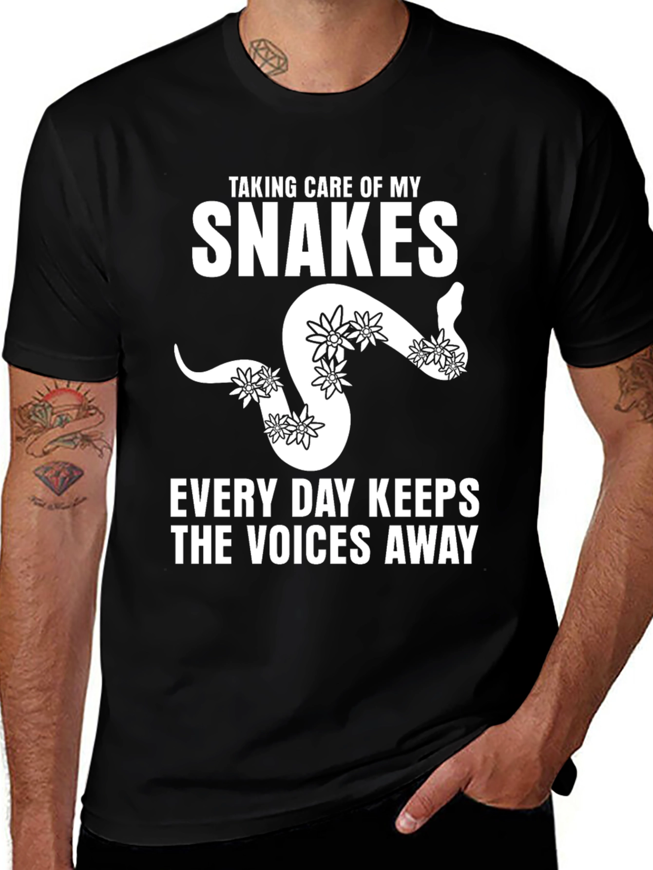 Variant 22 of Snakes Keep Voices Away T-Shirt
