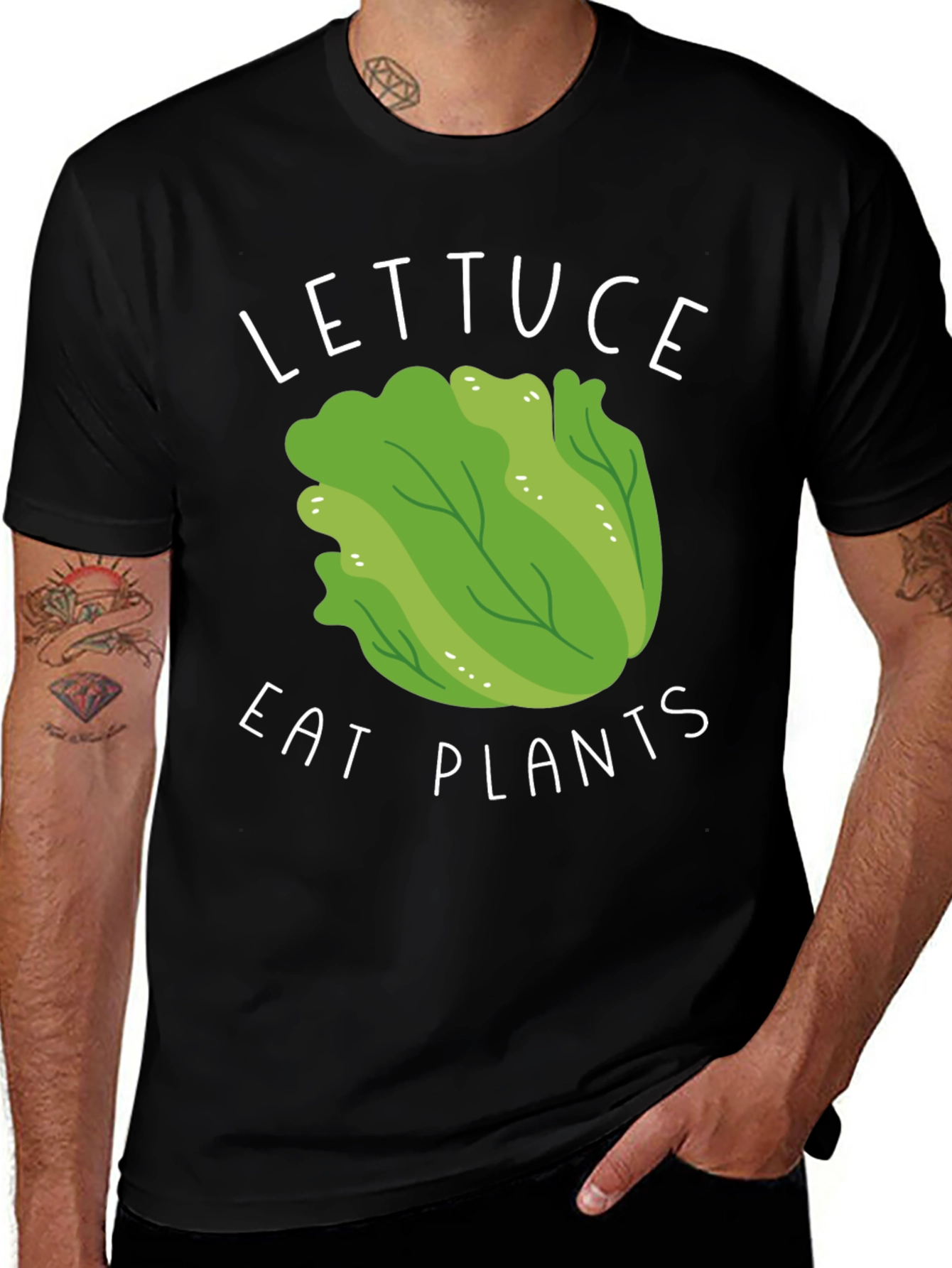 Variant 26 of Lettuce Eat Plants Graphic Tee
