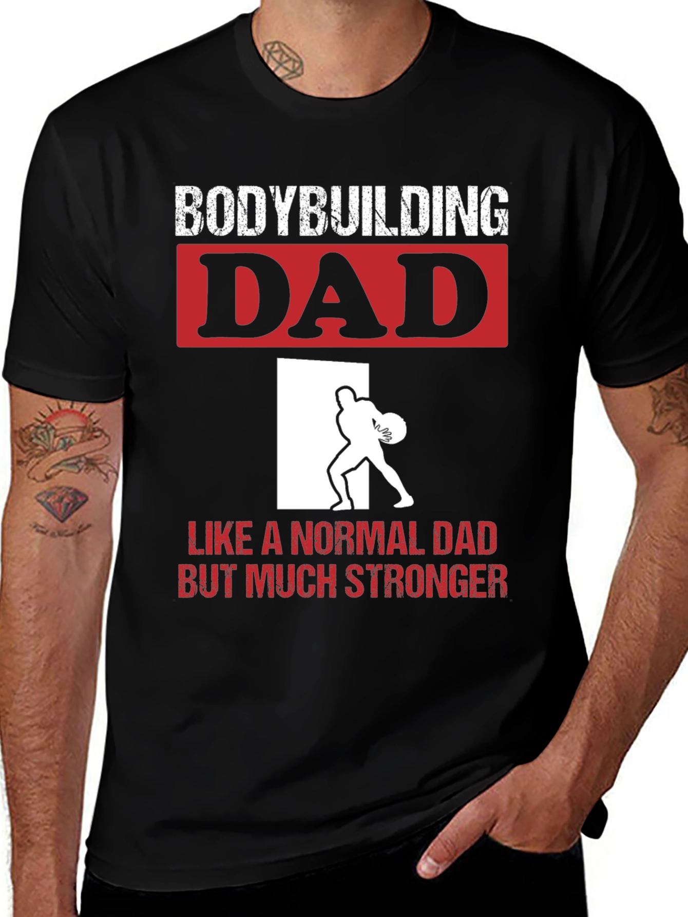 Variant 24 of Bodybuilding Dad T-Shirt