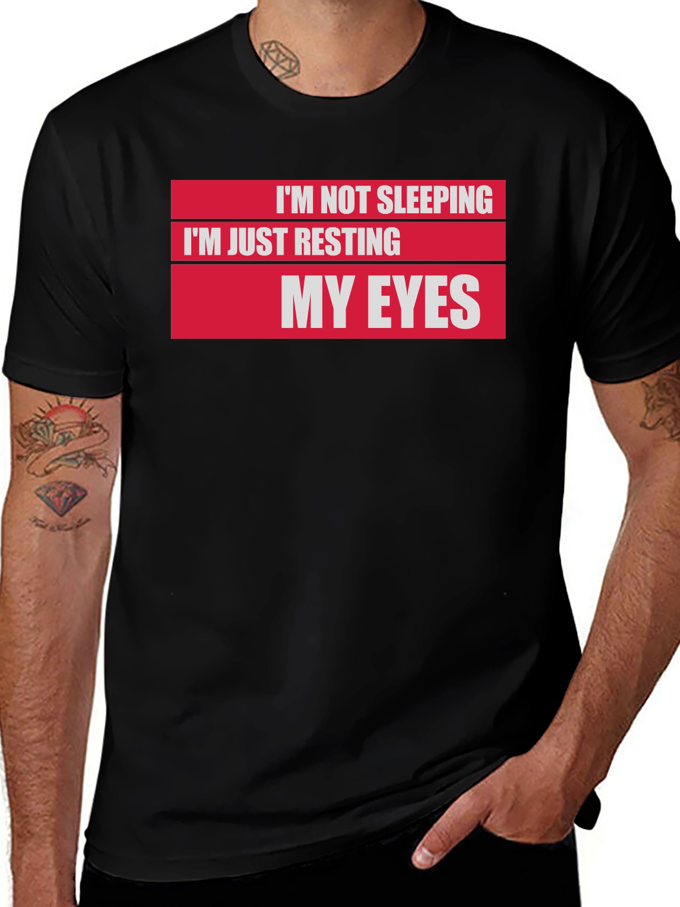 Variant 8 of I'm Not Sleeping, Just Resting My Eyes T-Shirt