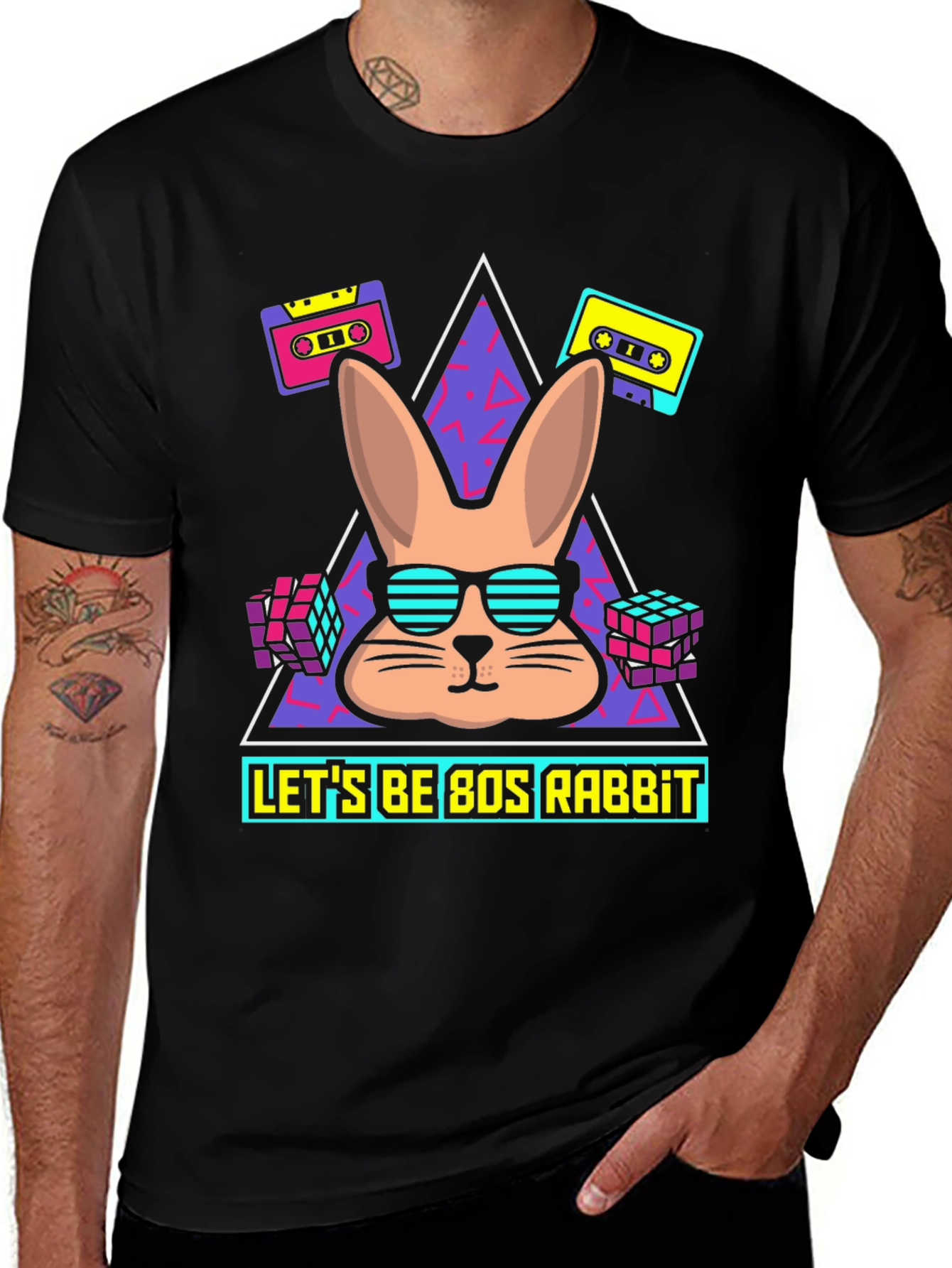 80s Rabbit Graphic Tee