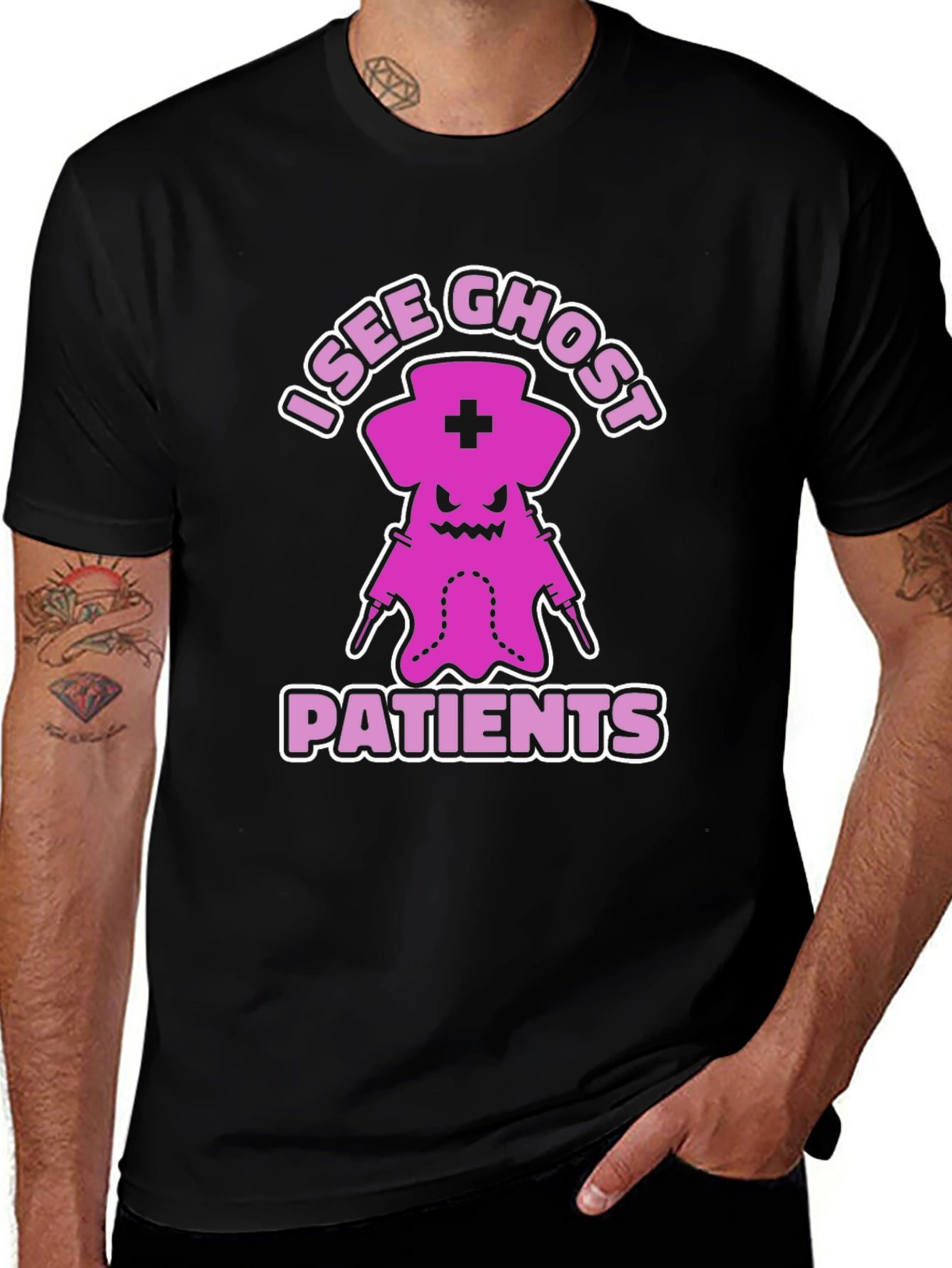 Variant 19 of I See Ghost Patients Graphic T-Shirt