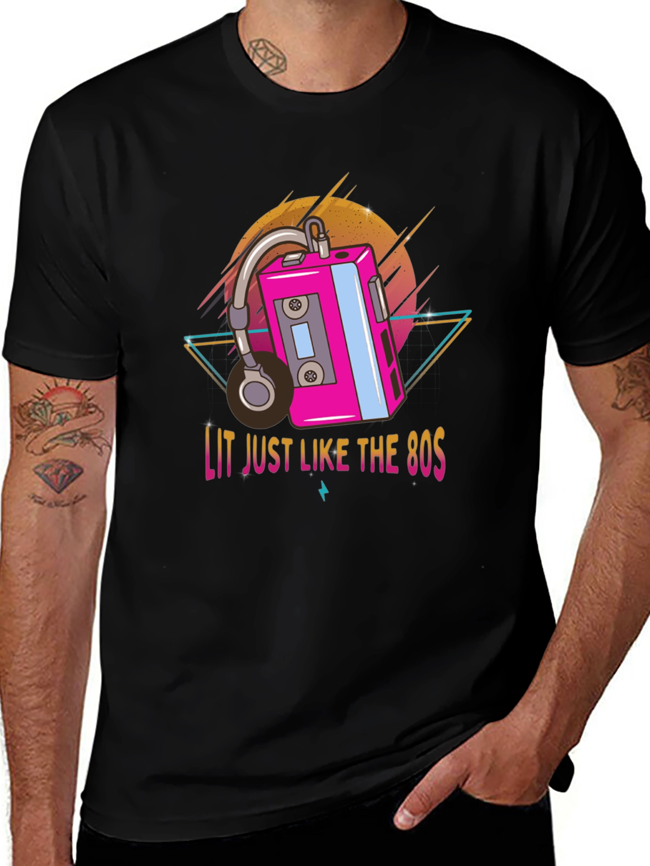 Retro 80s Cassette Player T-Shirt